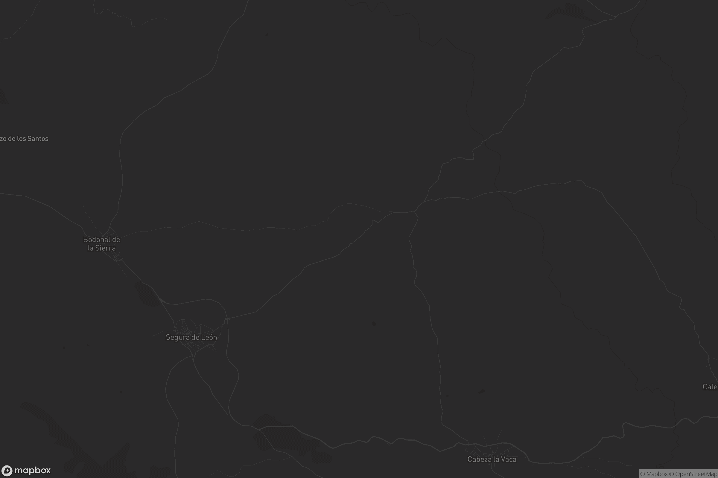 Mapa de Segura de León