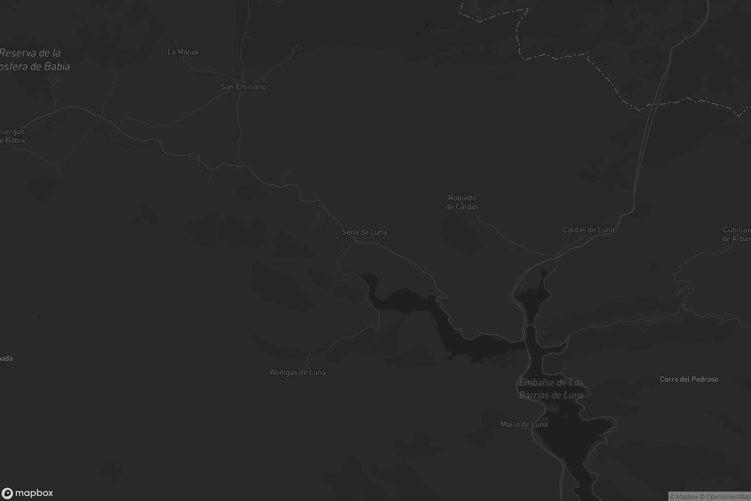 Mapa de Sena de Luna