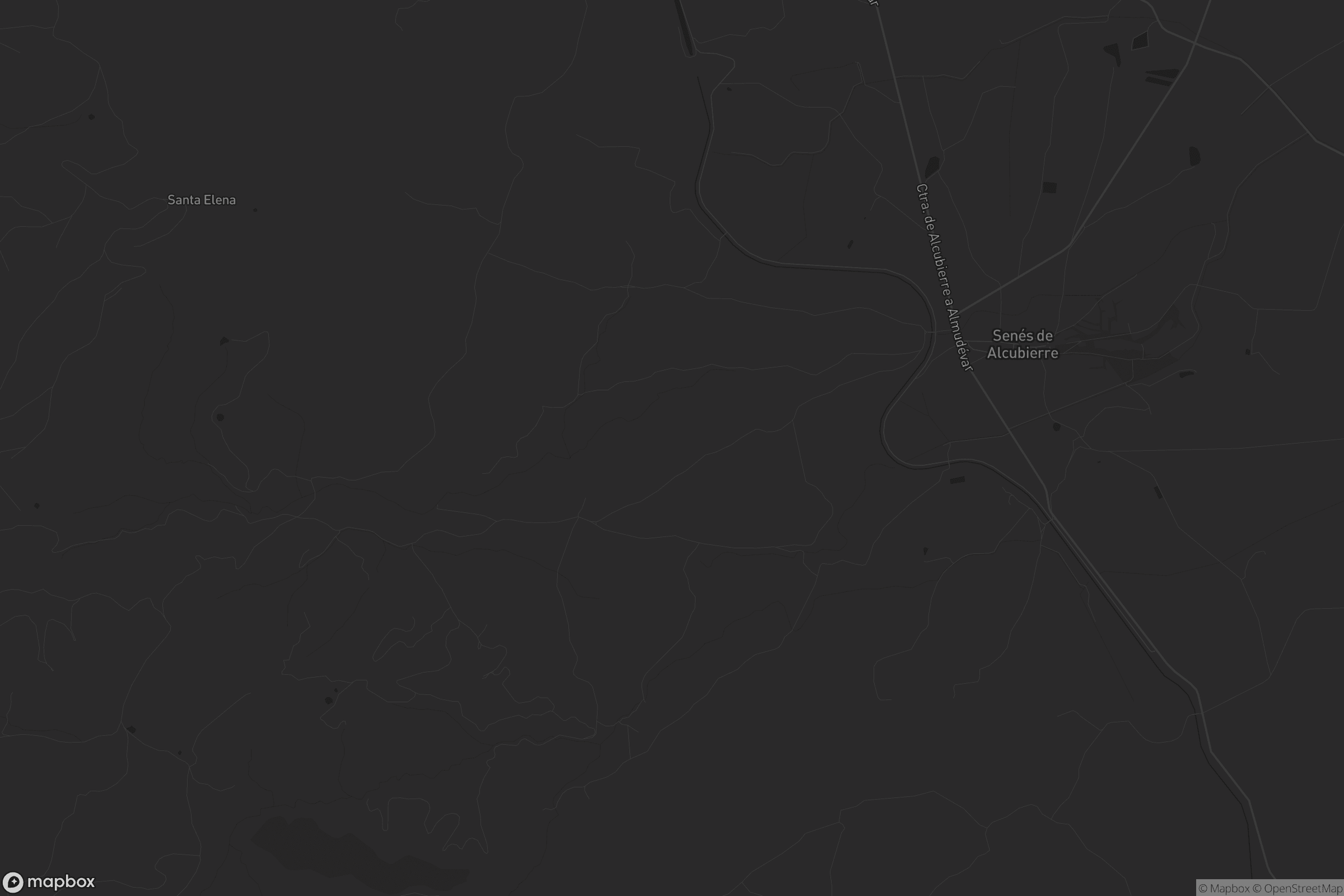 Mapa de Senés de Alcubierre