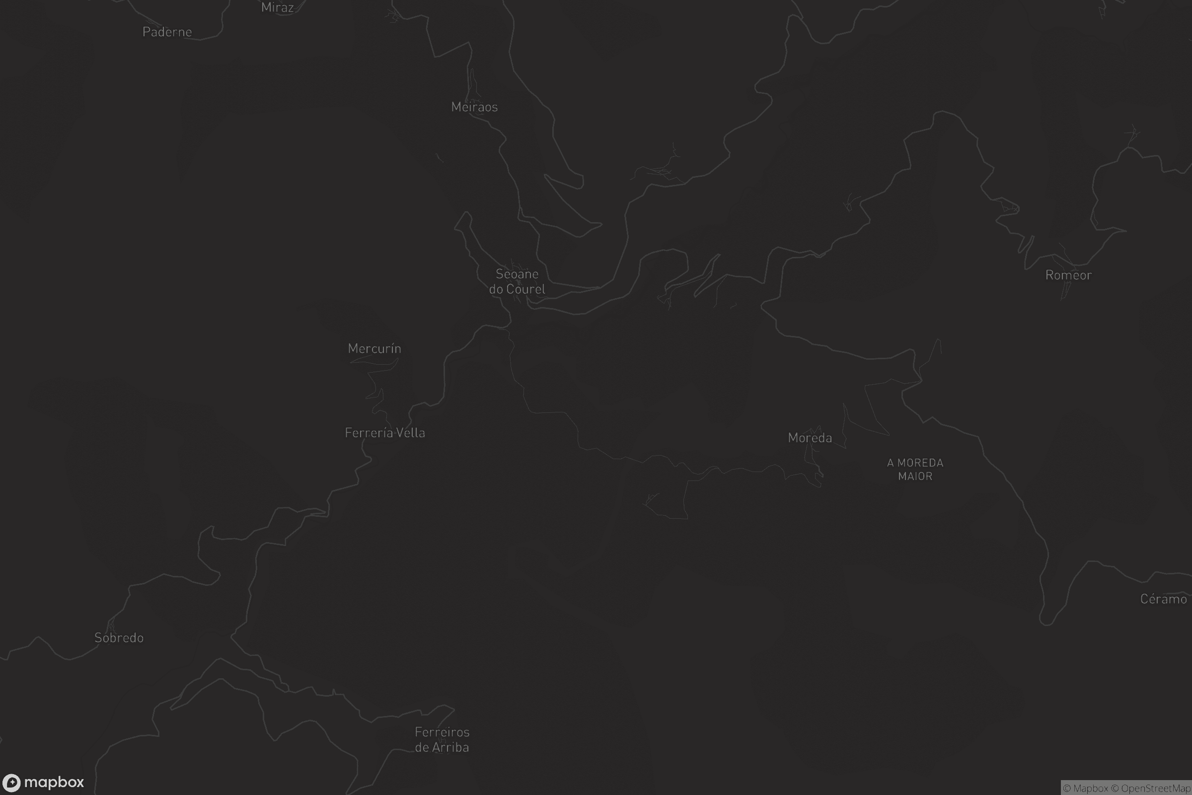 Mapa de Seoane do Courel