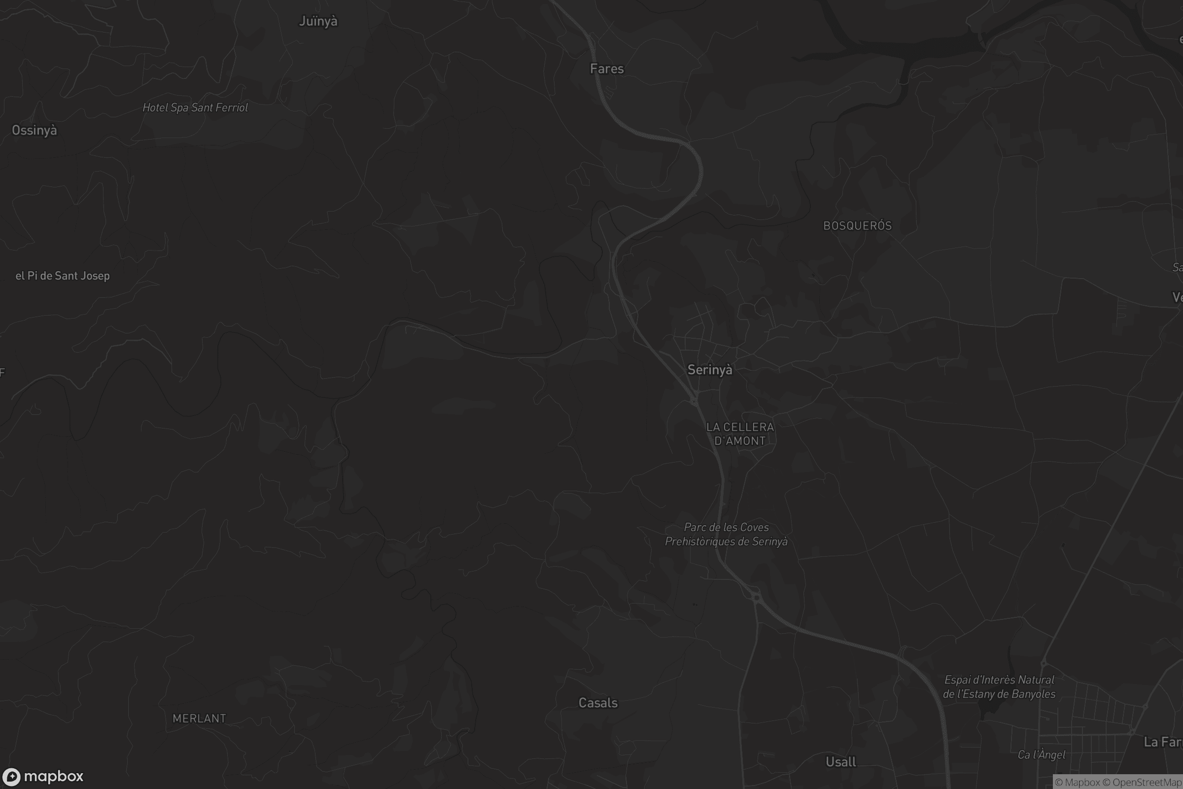 Mapa de Serinyà