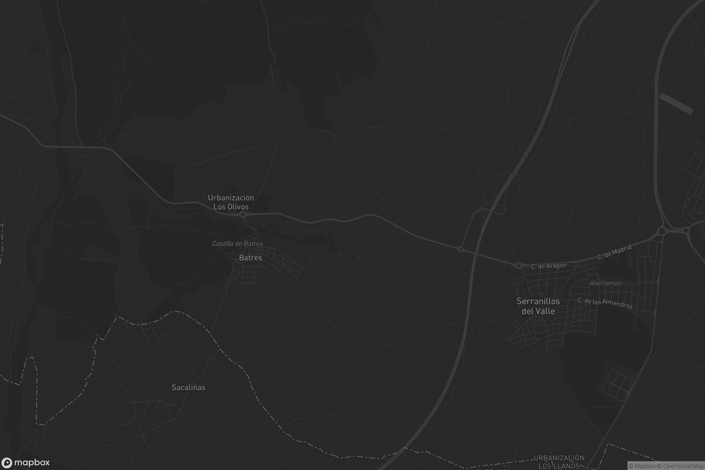 Mapa de Serranillos del Valle