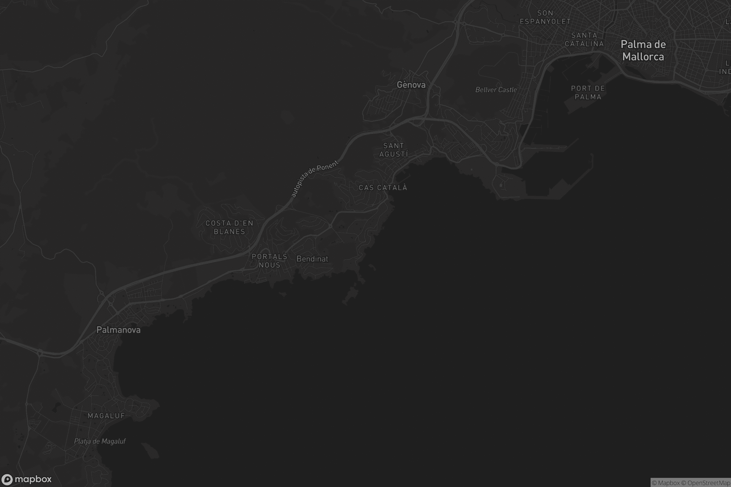 Mapa de ses Illetes