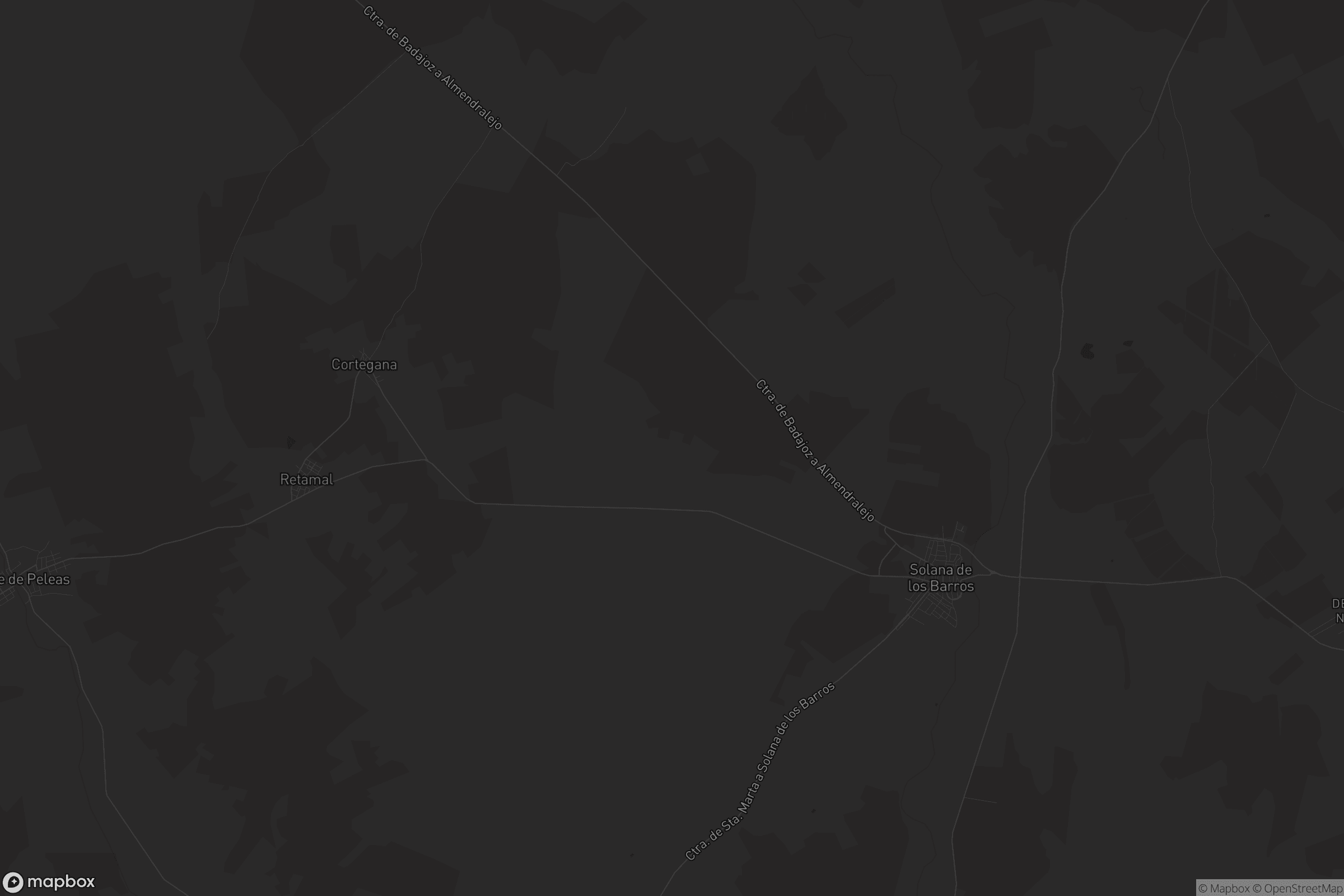 Mapa de Solana de los Barros