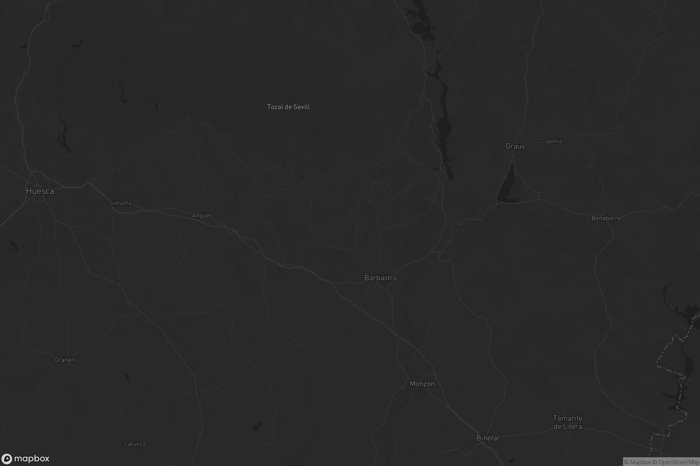Mapa de Somontano de Barbastro