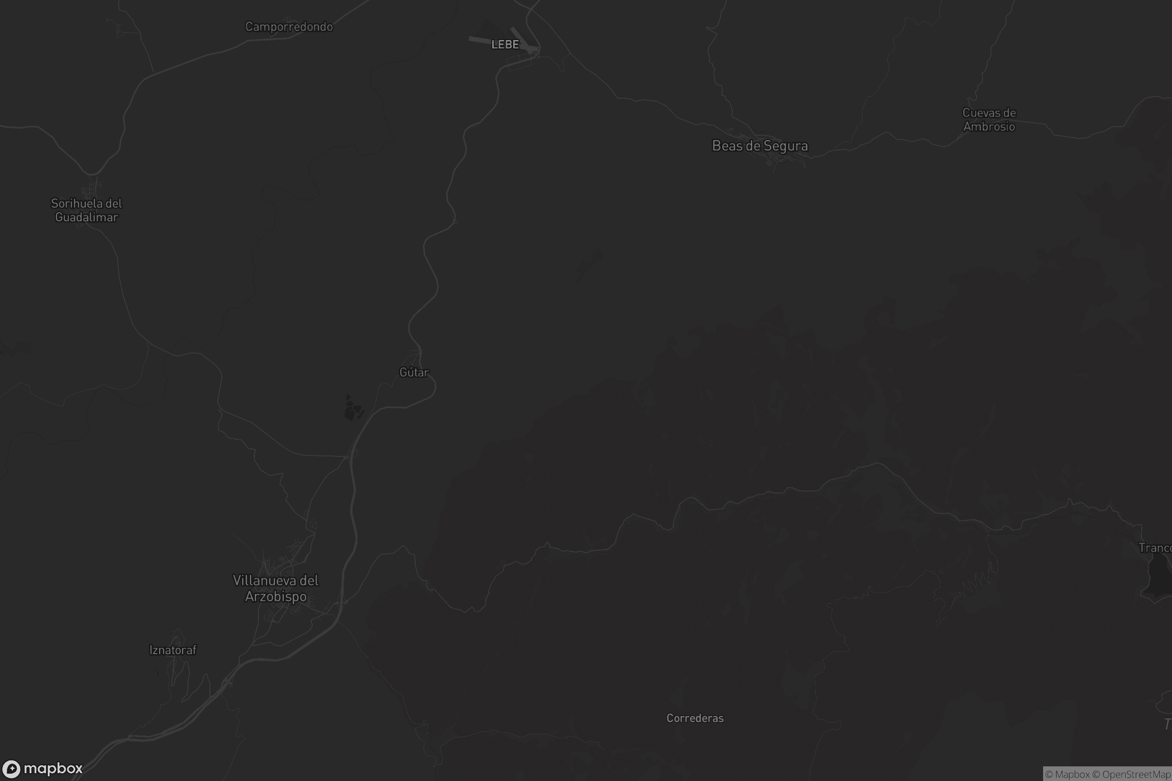 Mapa de Sorihuela del Guadalimar