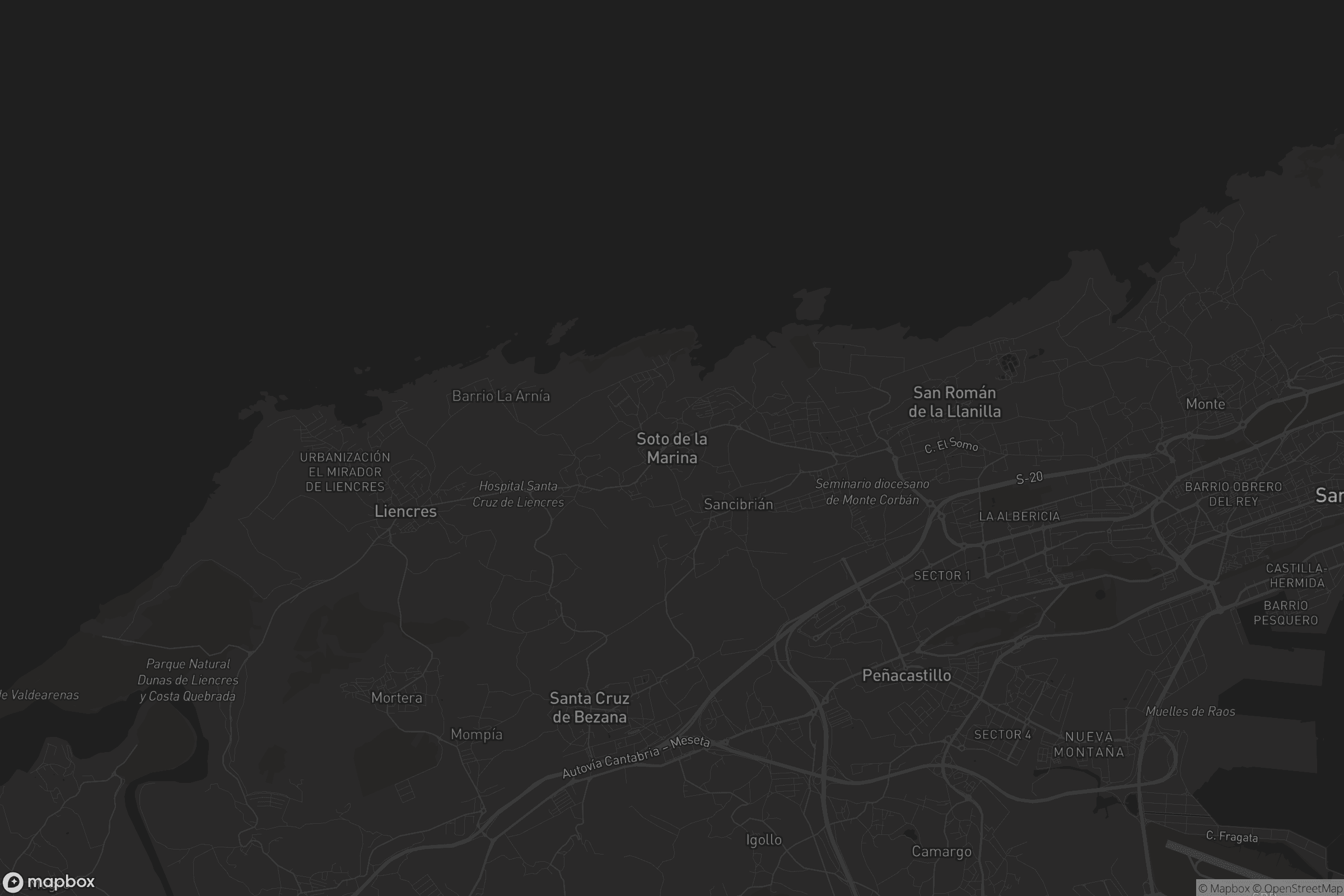 Mapa de Soto de la Marina