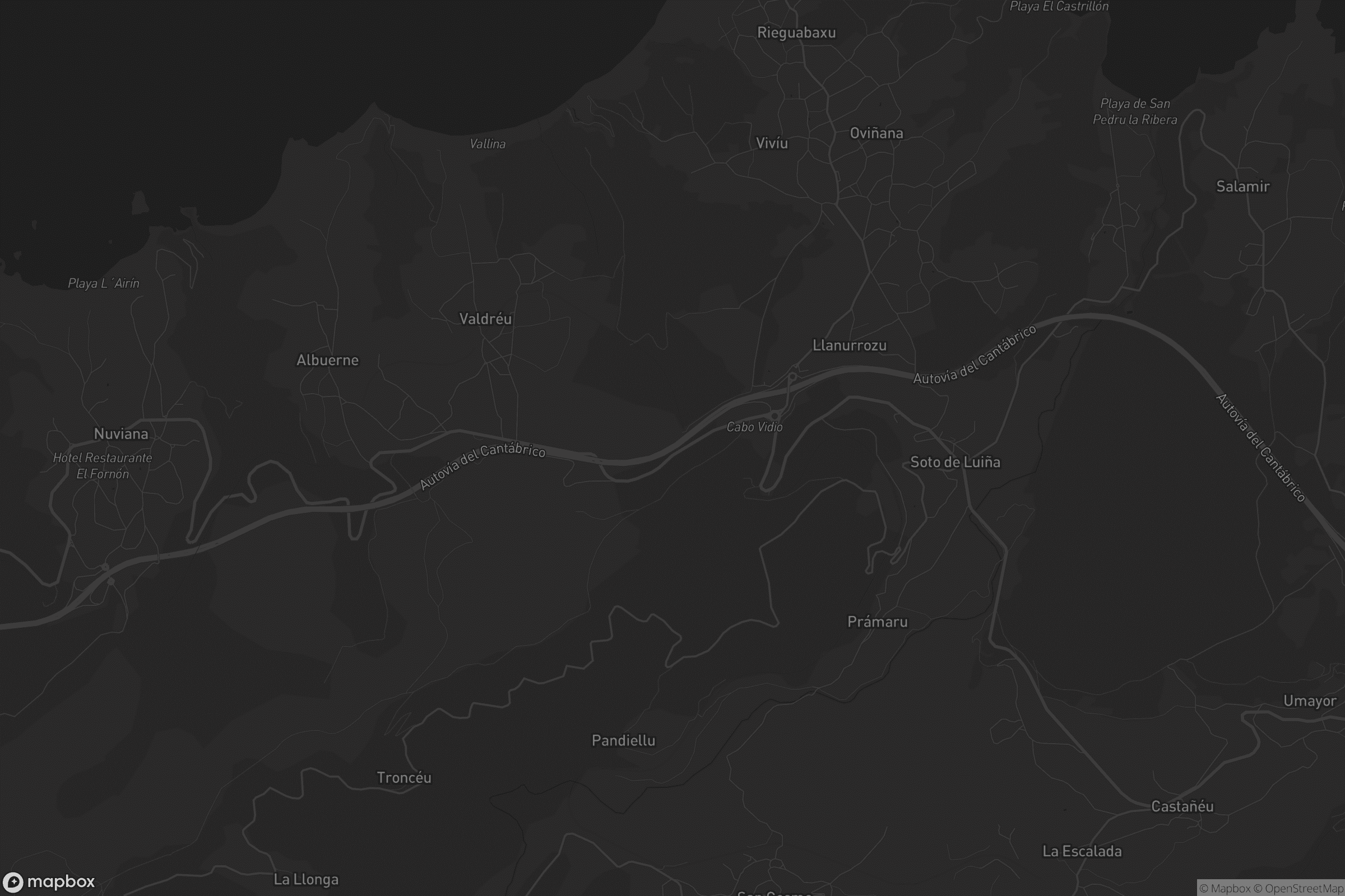 Mapa de Soto de Luiña