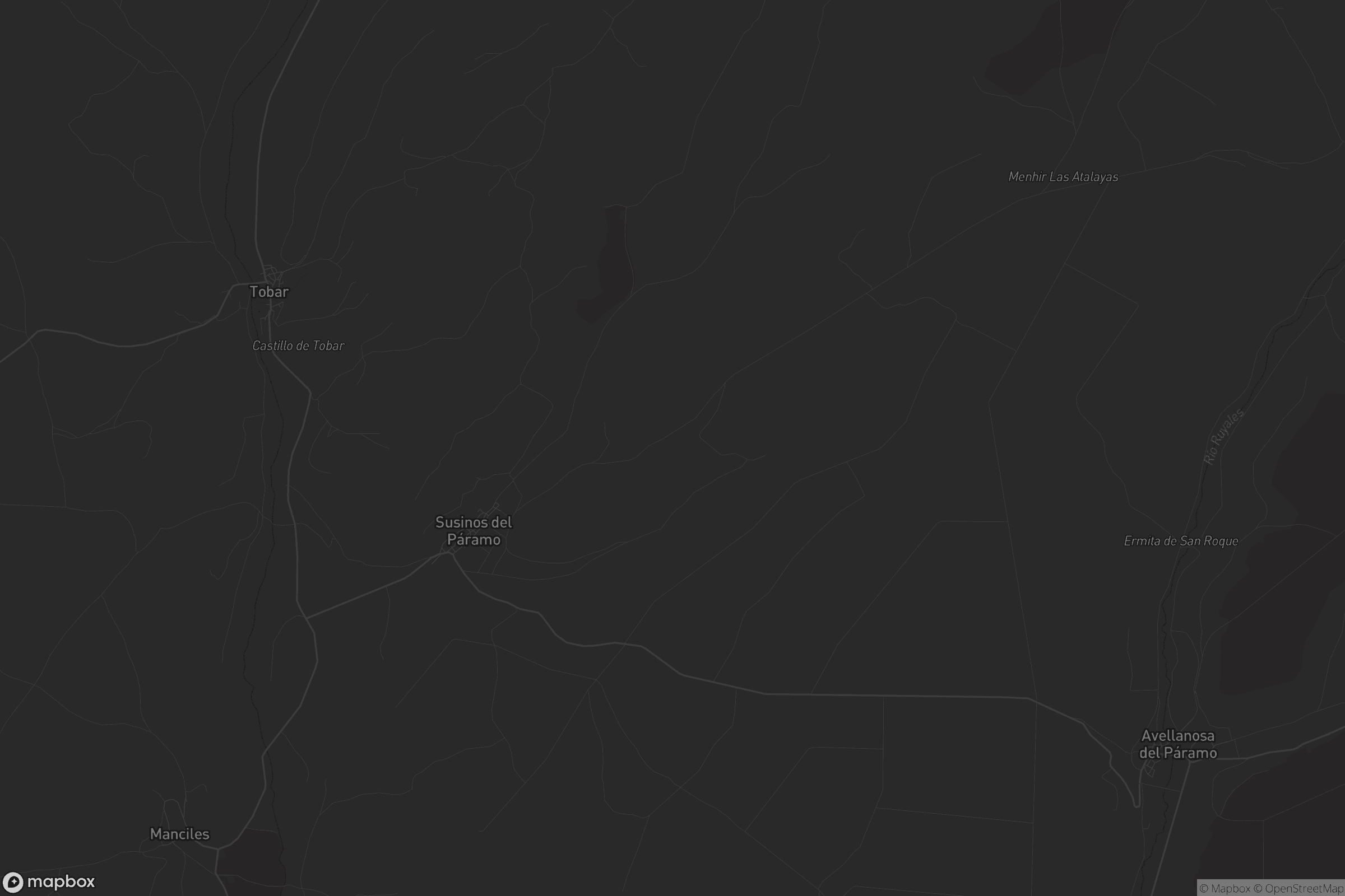 Mapa de Susinos del Páramo