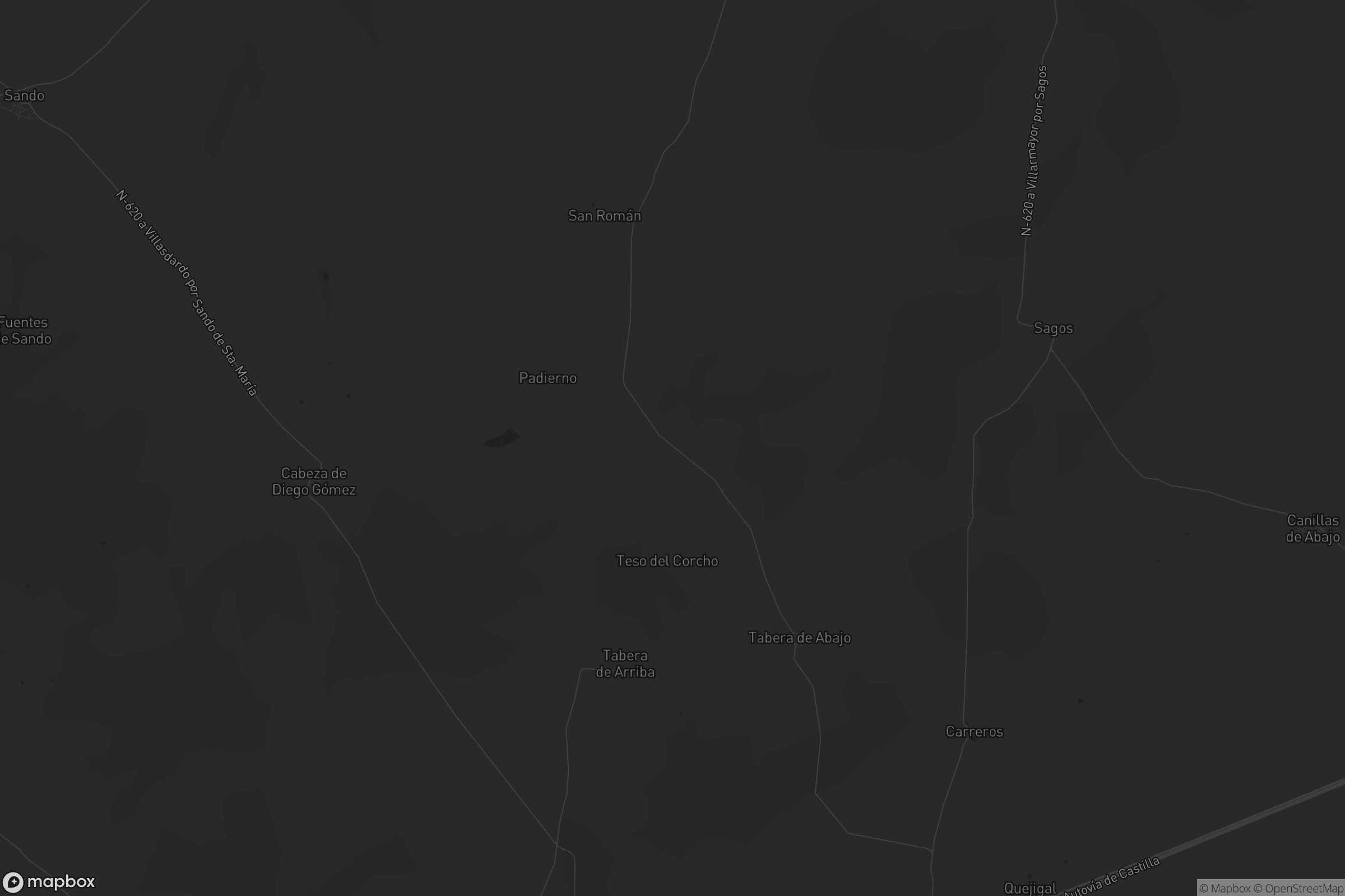 Mapa de Tabera de Abajo