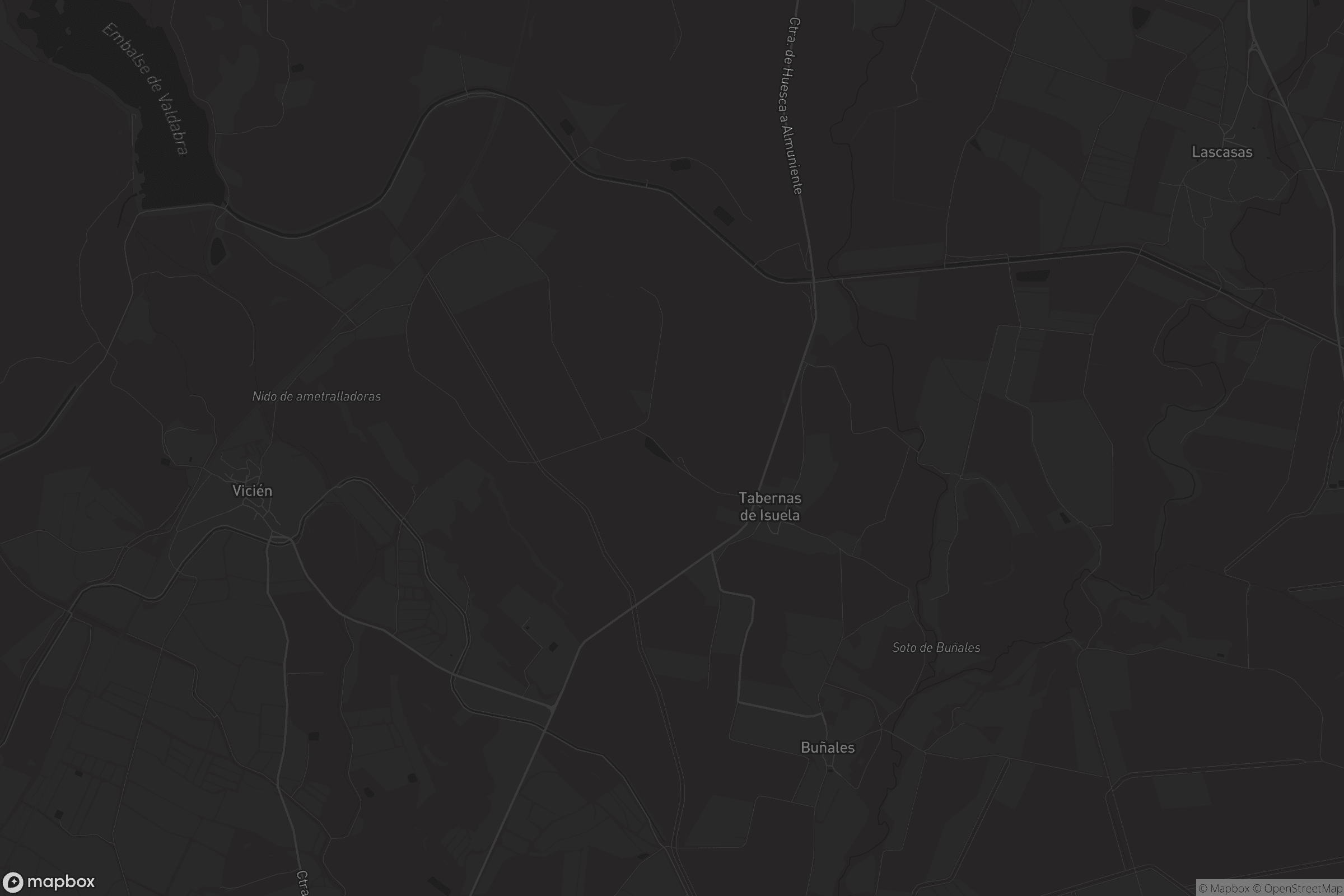 Mapa de Tabernas de Isuela