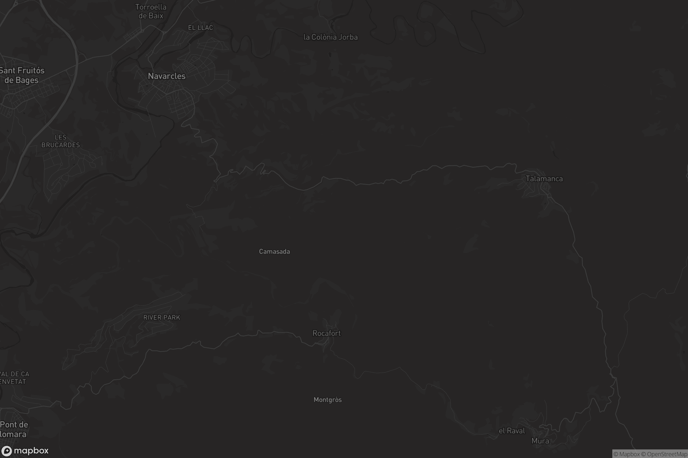 Mapa de Talamanca