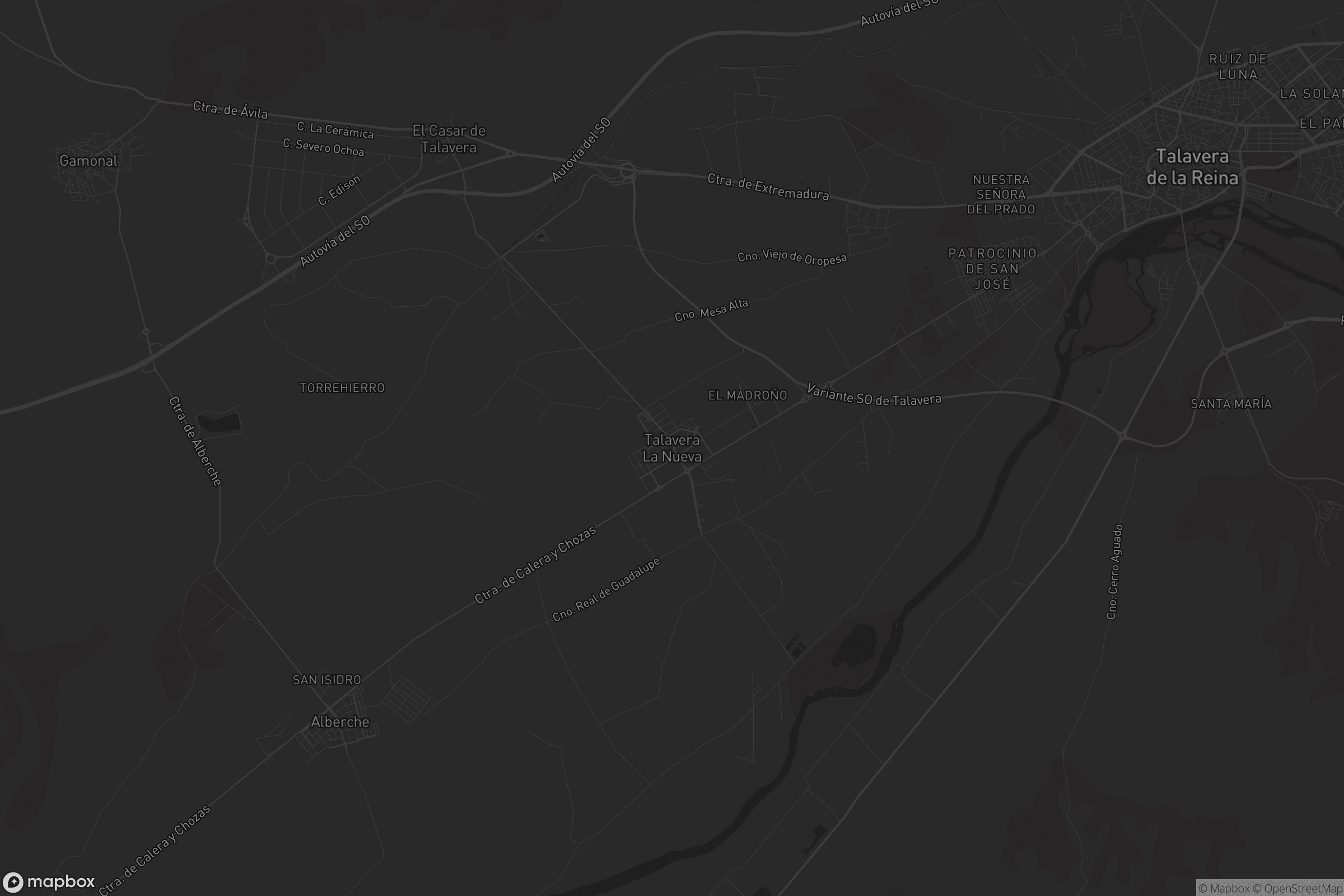 Mapa de Talavera La Nueva