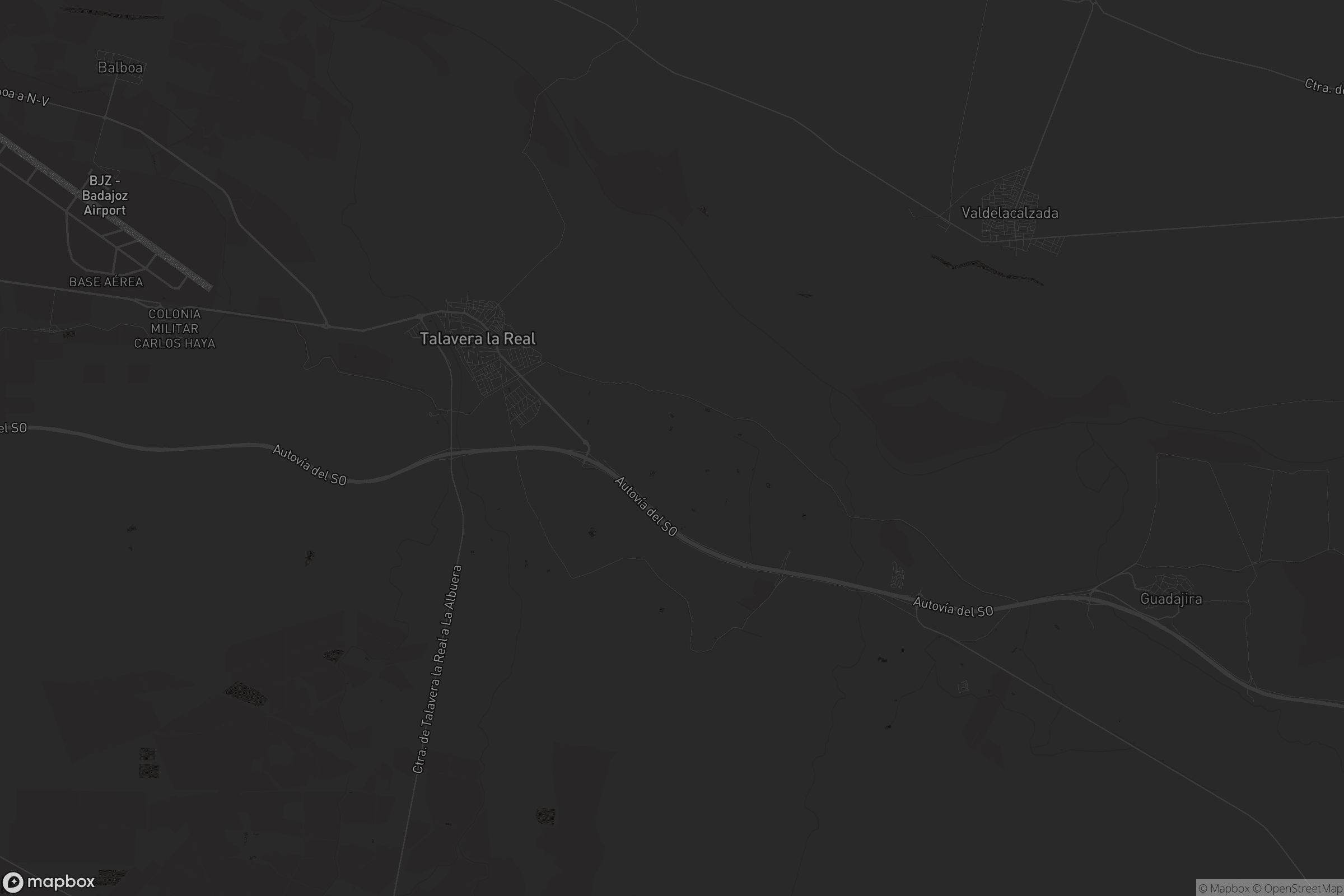 Mapa de Talavera la Real