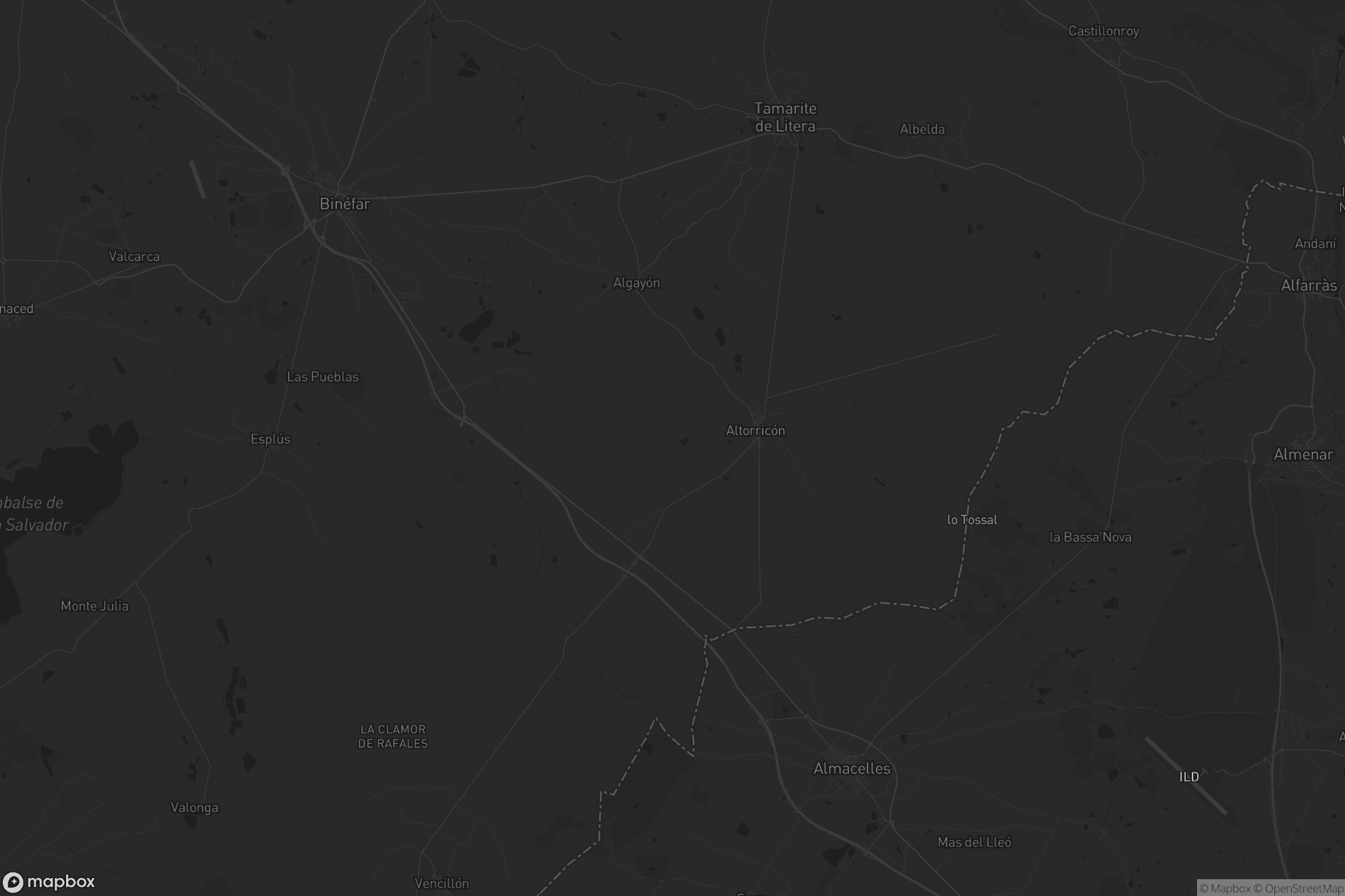 Mapa de Tamarite de Litera / Tamarit de Llitera