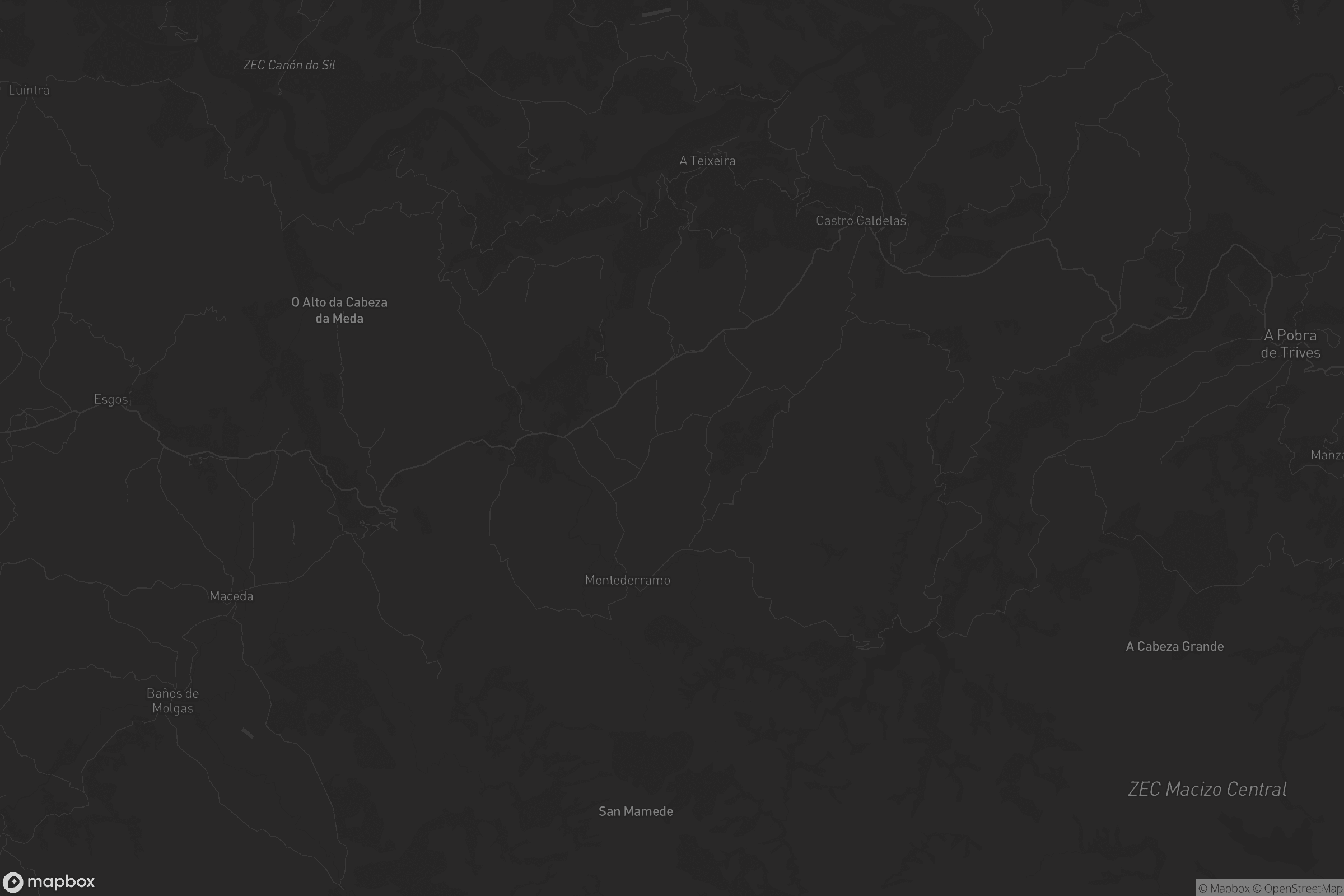 Mapa de Terra de Caldelas