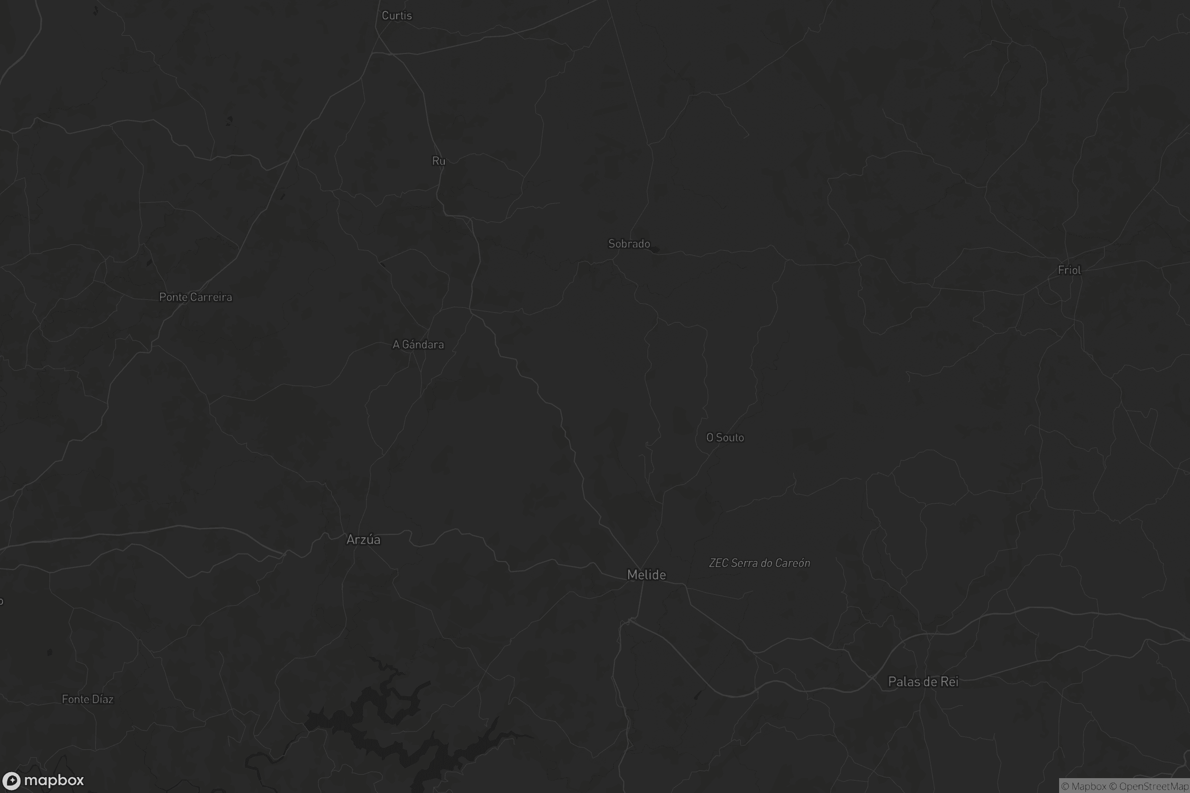 Mapa de Terra de Melide