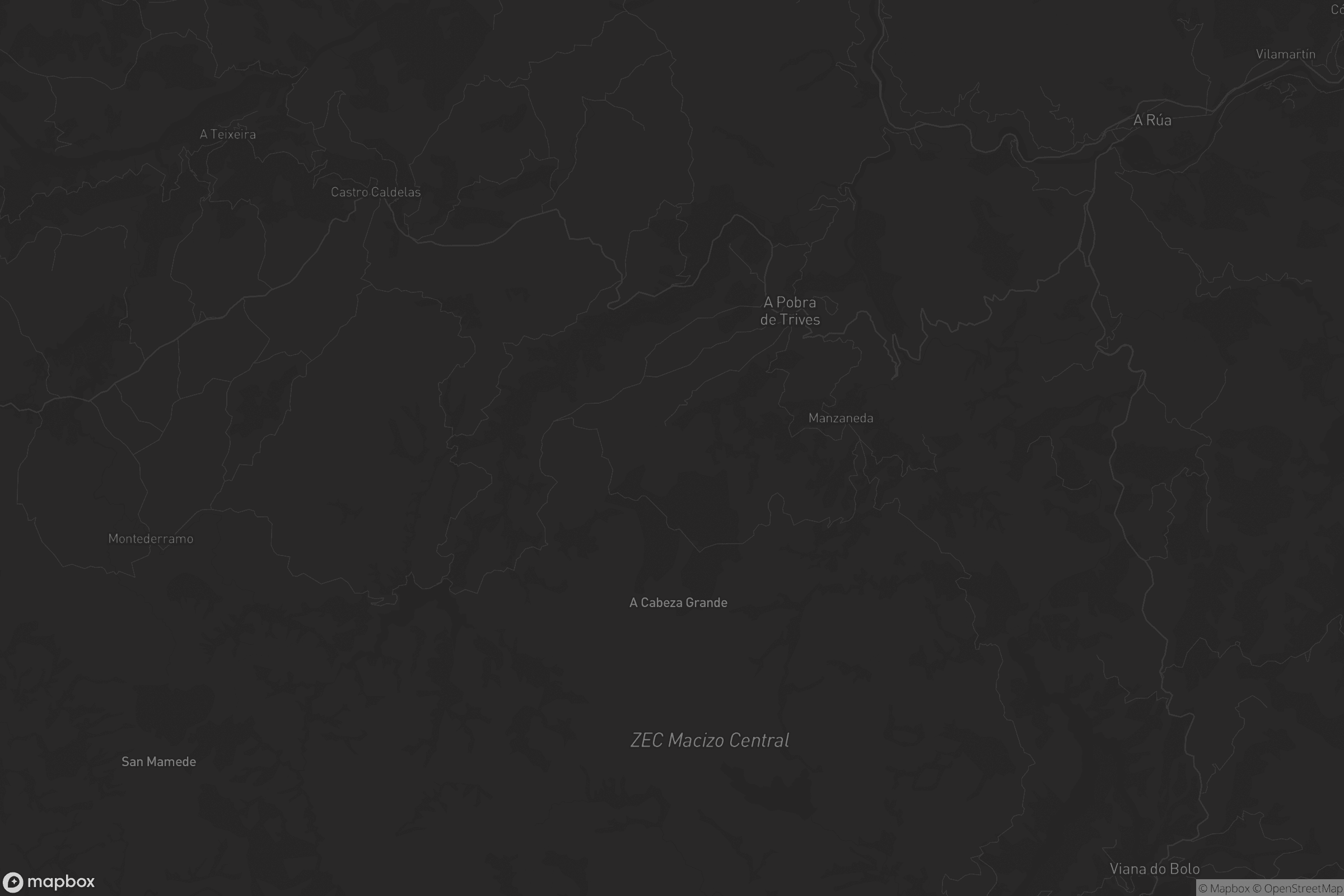 Mapa de Terra de Trives