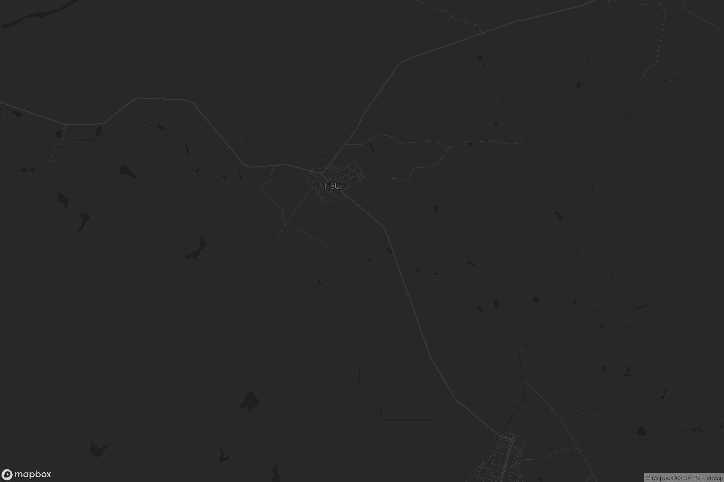 Mapa de Tiétar
