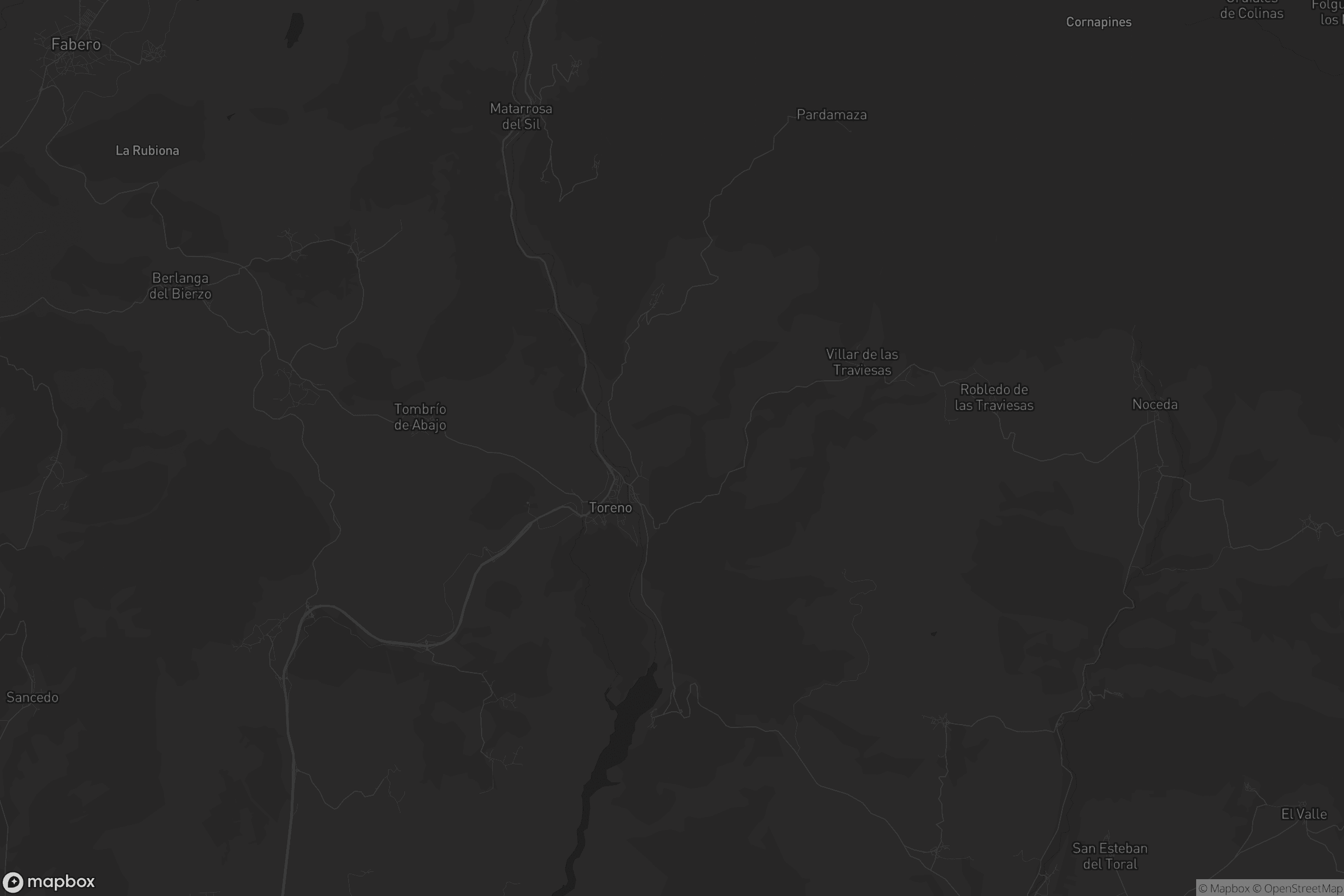 Mapa de Toreno