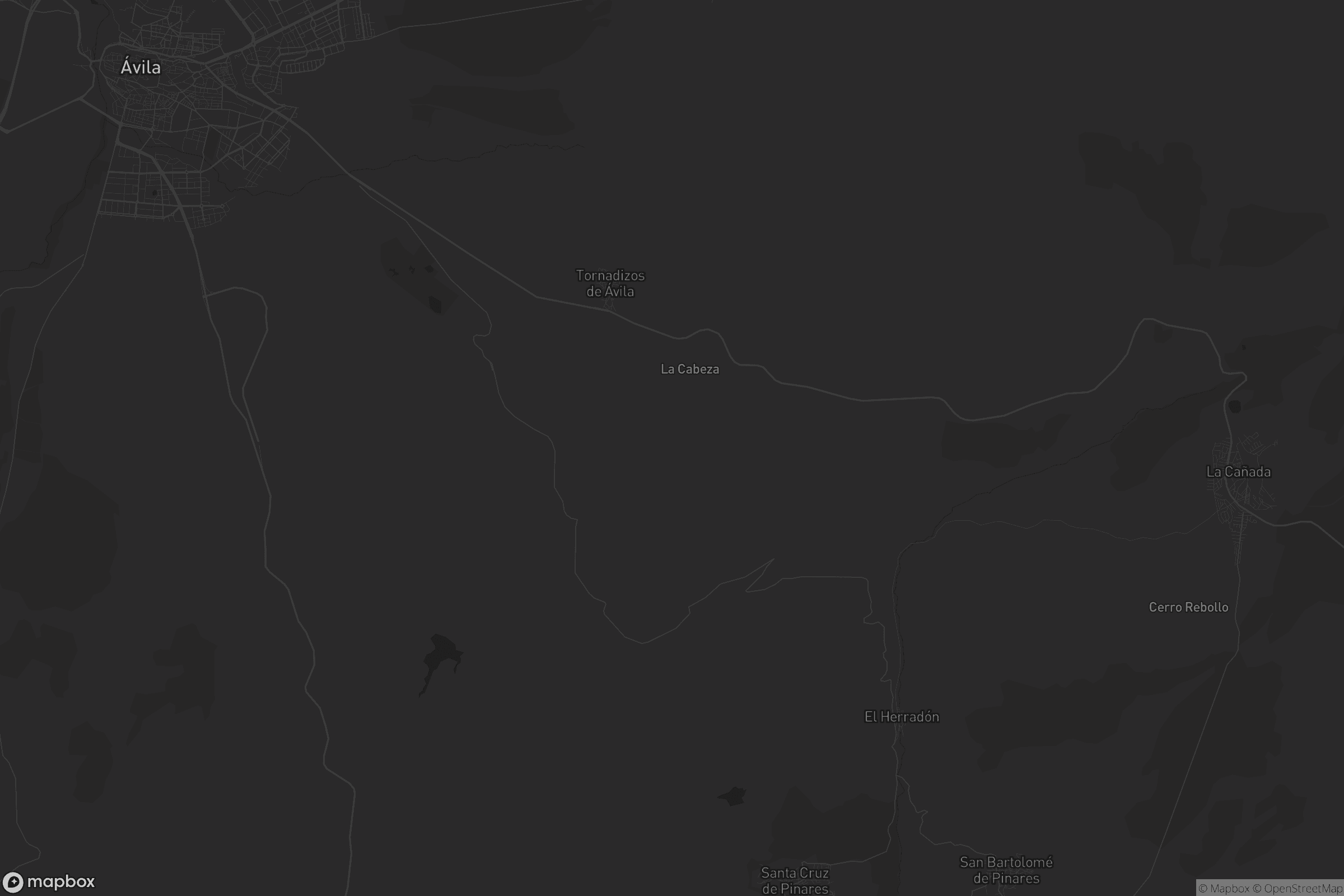 Mapa de Tornadizos de Ávila