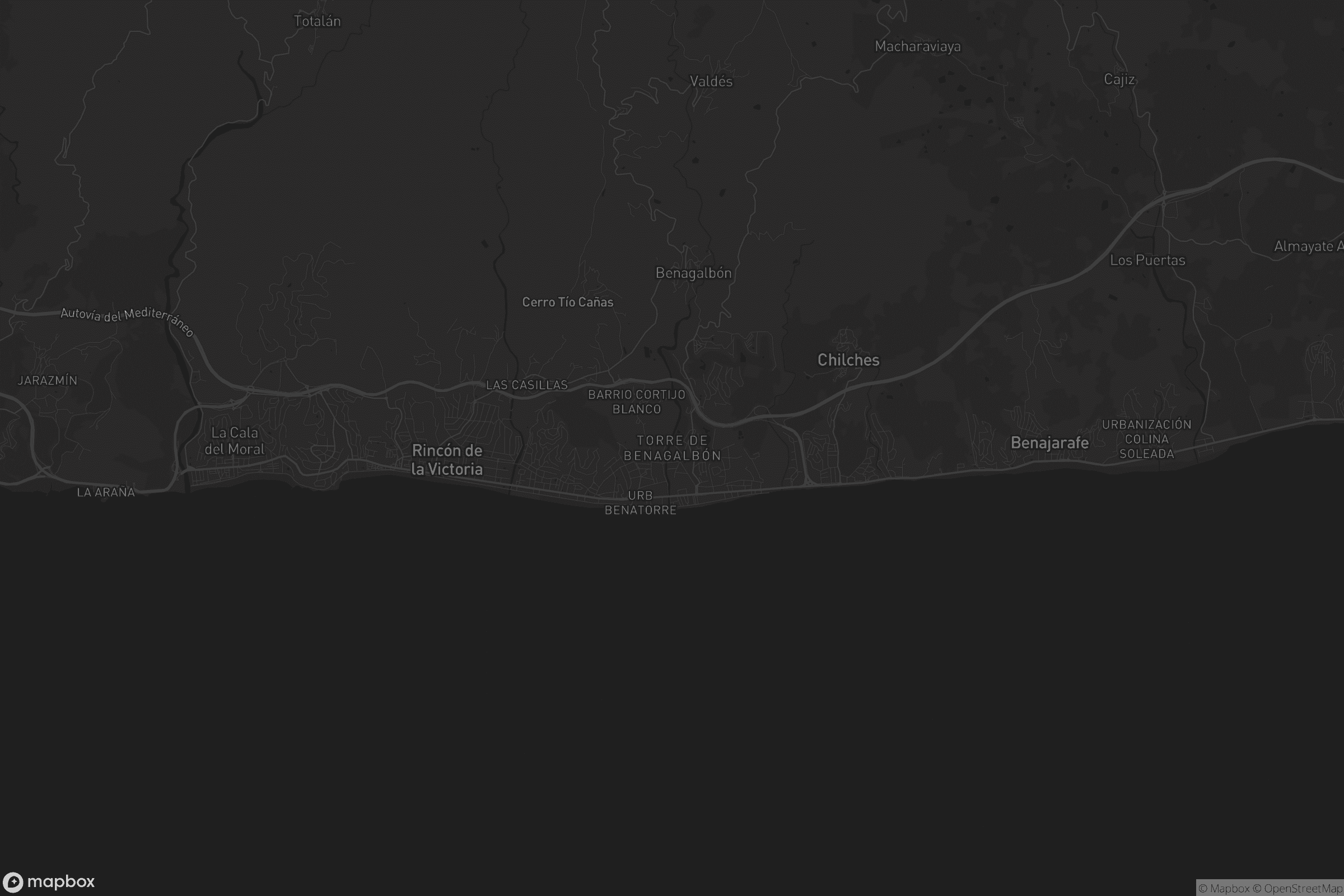 Mapa de Torre de Benagalbón