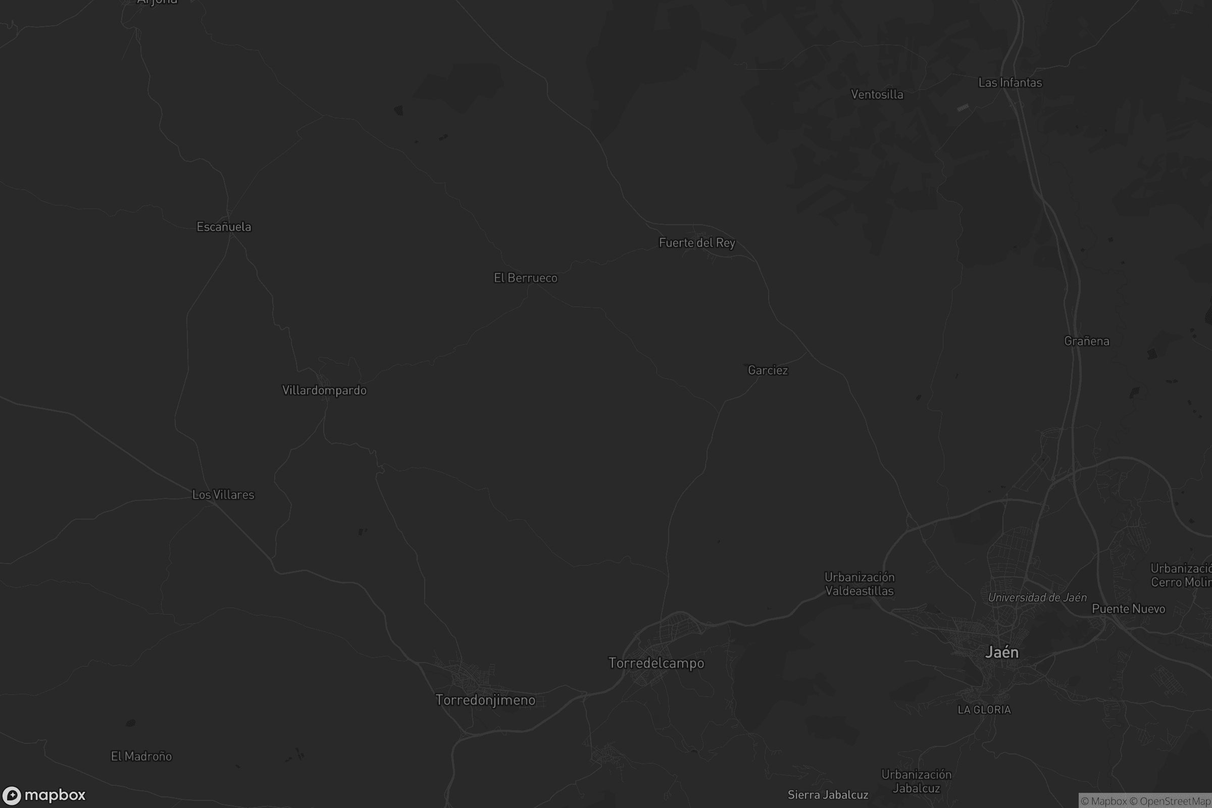 Mapa de Torre del Campo