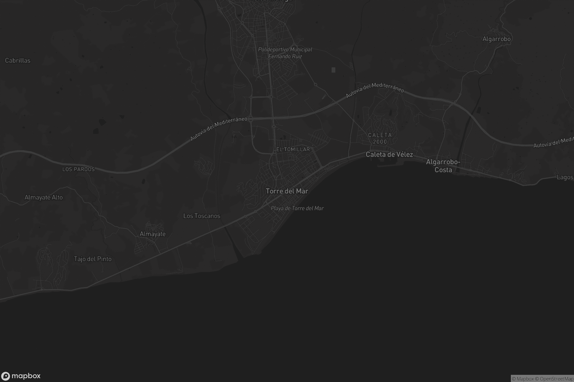 Mapa de Torre del Mar