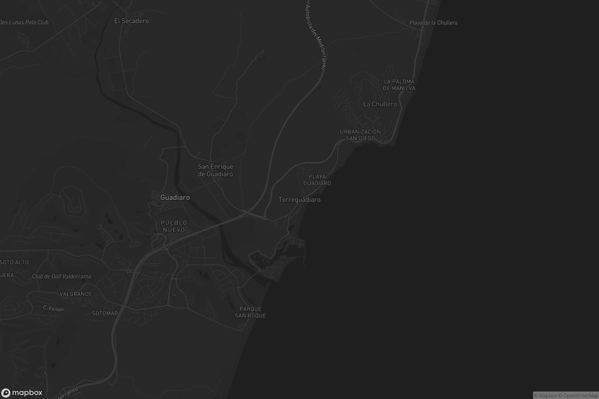 Mapa de Torreguadiaro