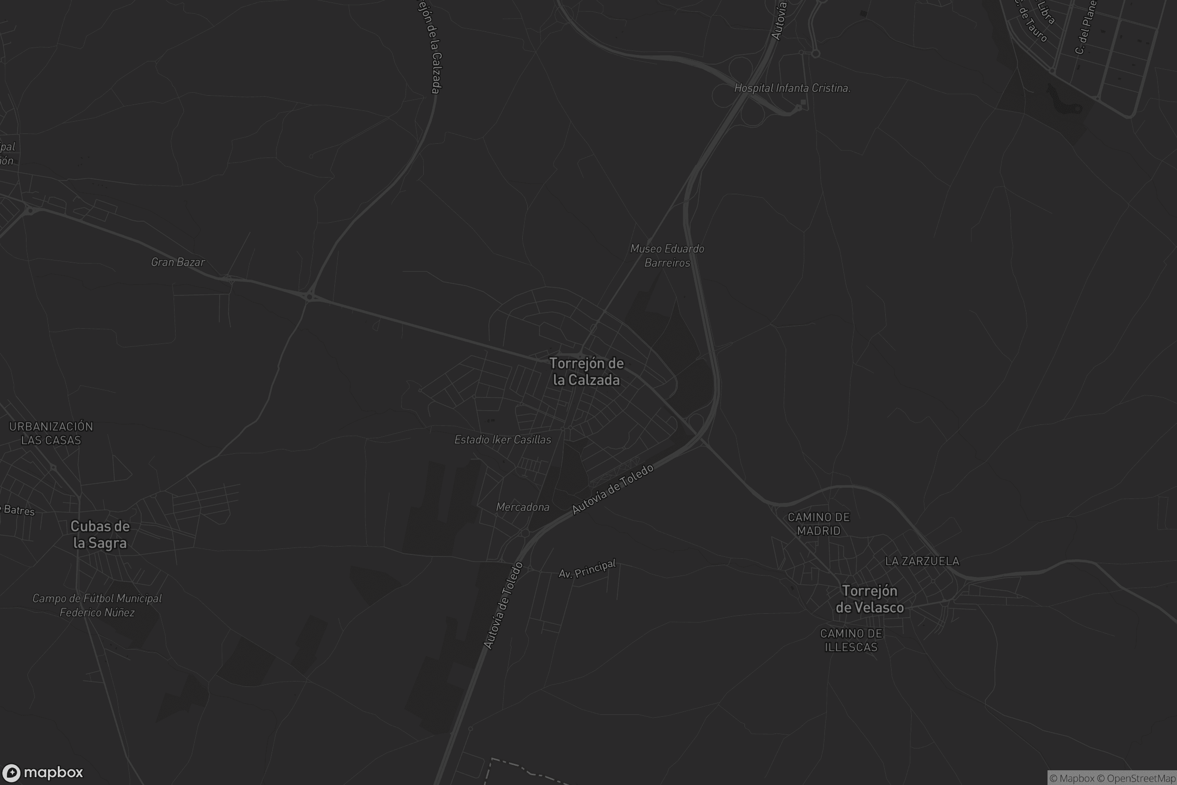 Mapa de Torrejón de la Calzada