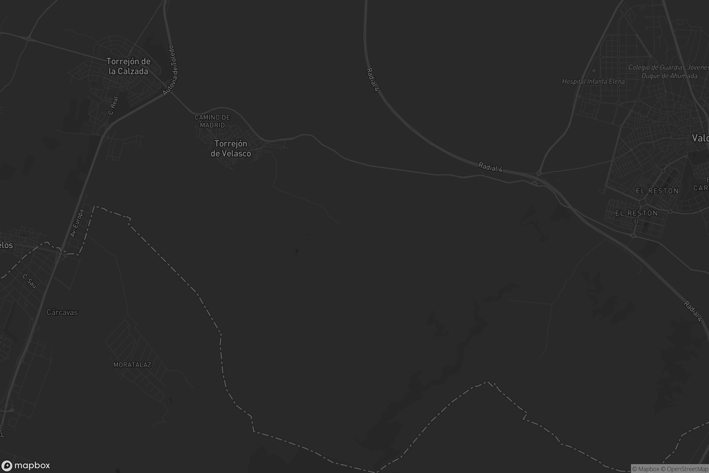 Mapa de Torrejón de Velasco