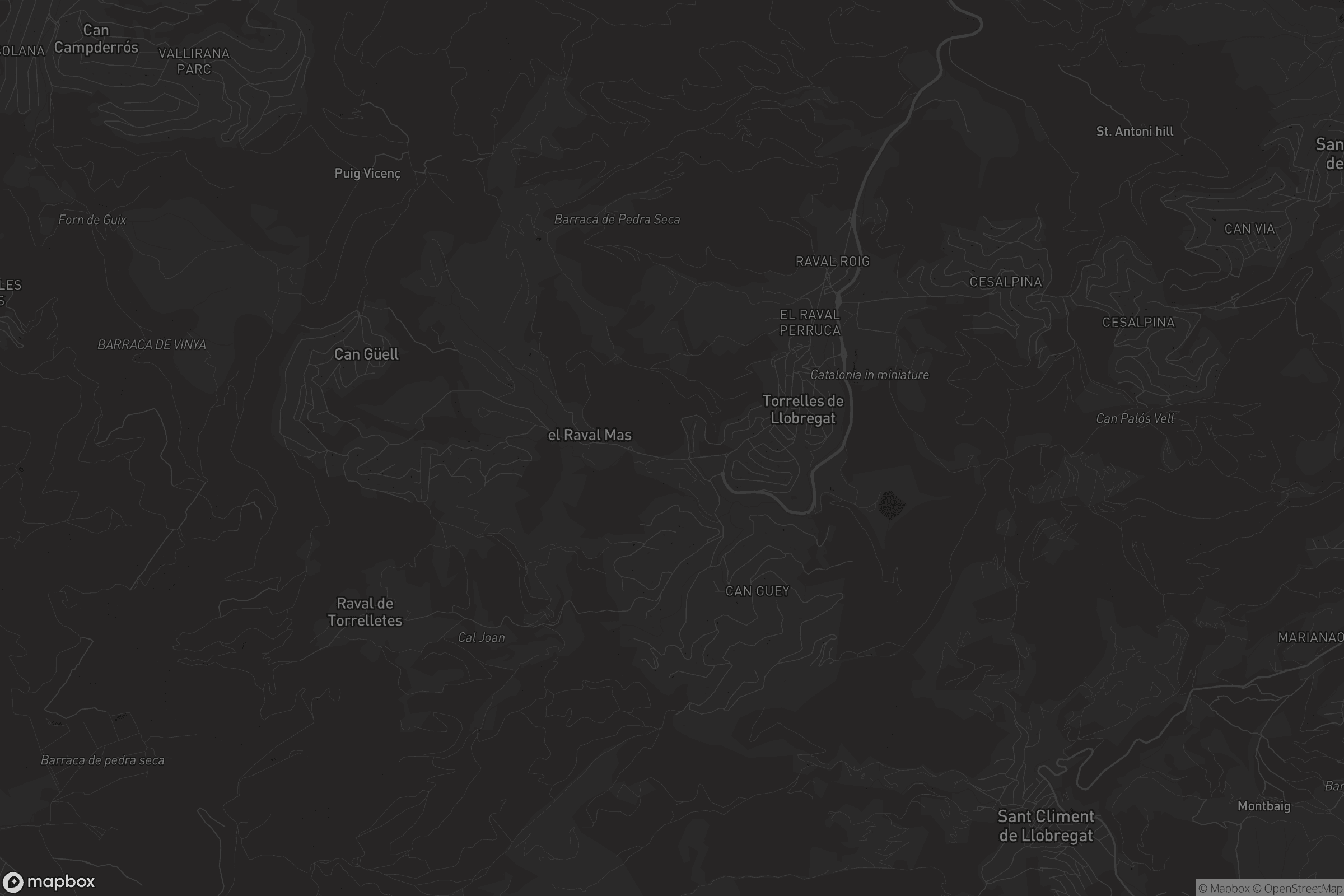 Mapa de Torrelles de Llobregat