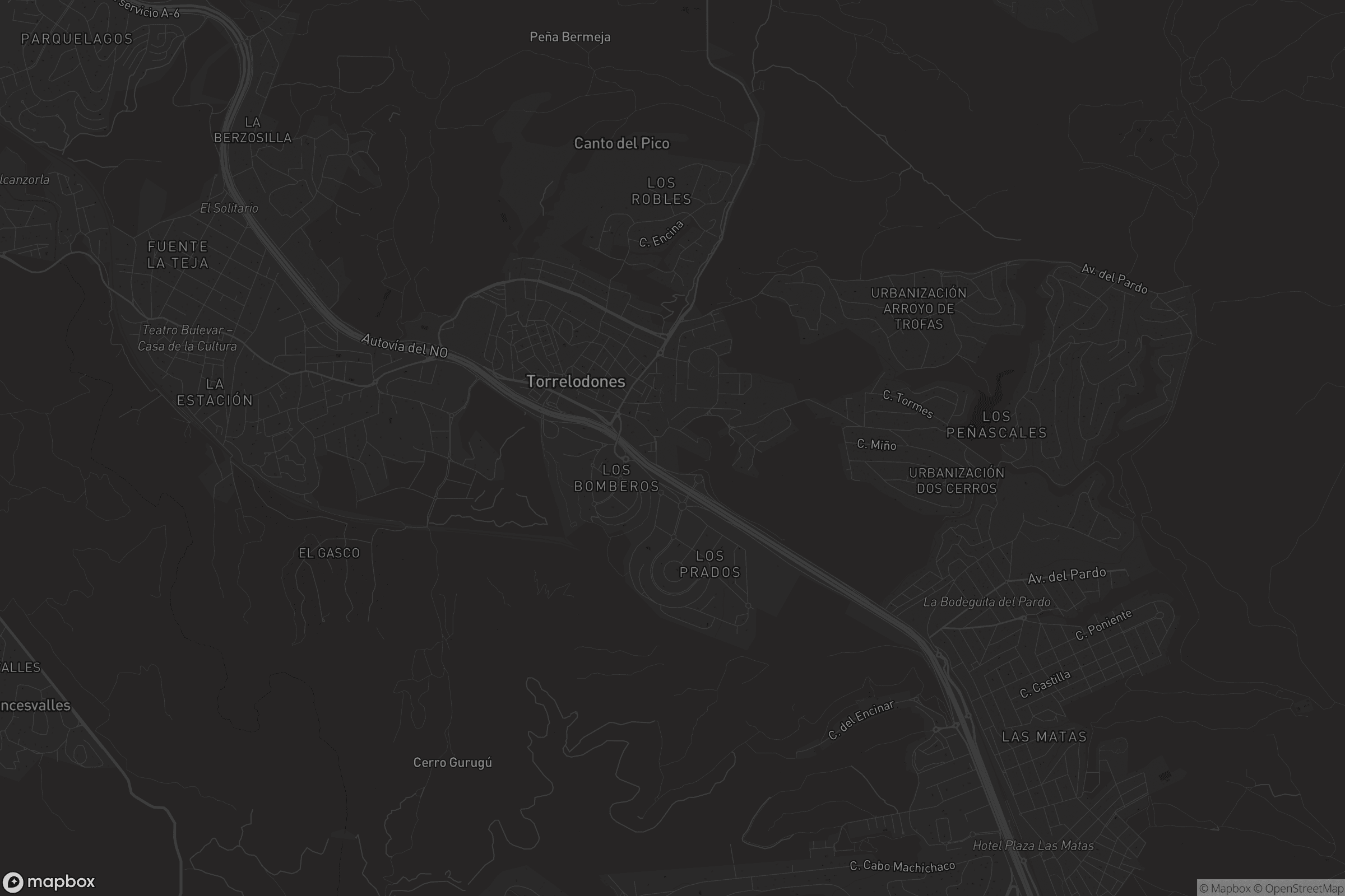 Mapa de Torrelodones
