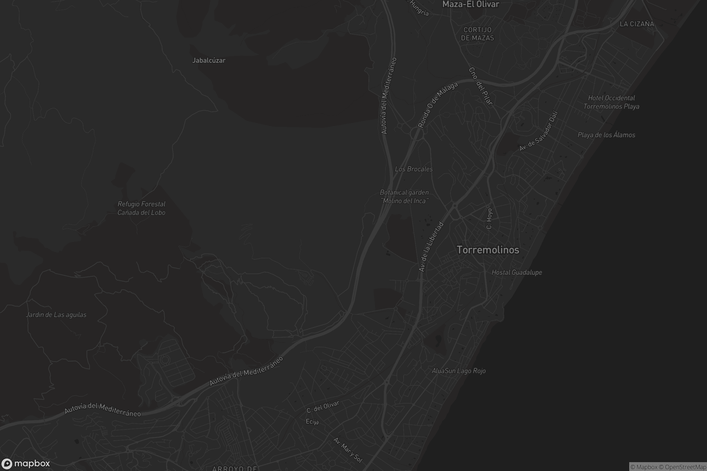 Mapa de Torremolinos