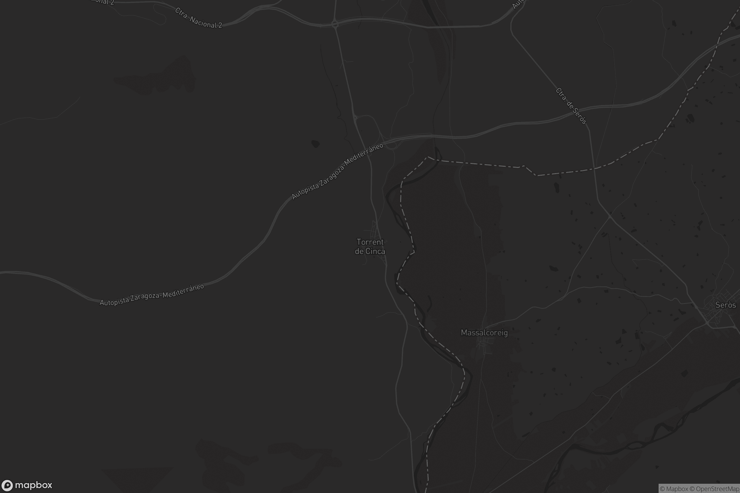 Mapa de Torrente de Cinca