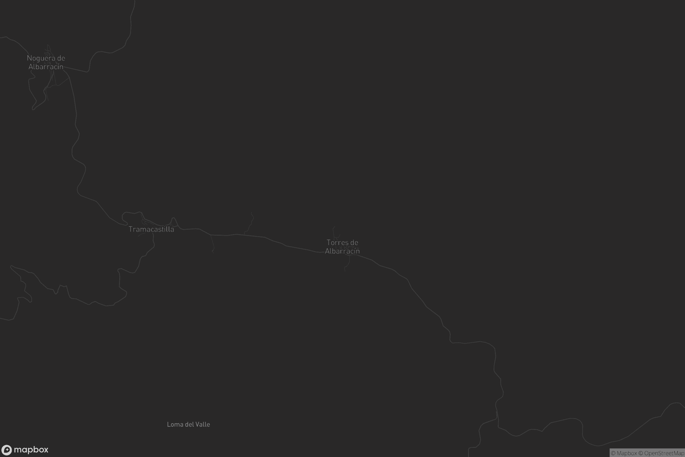 Mapa de Torres de Albarracín