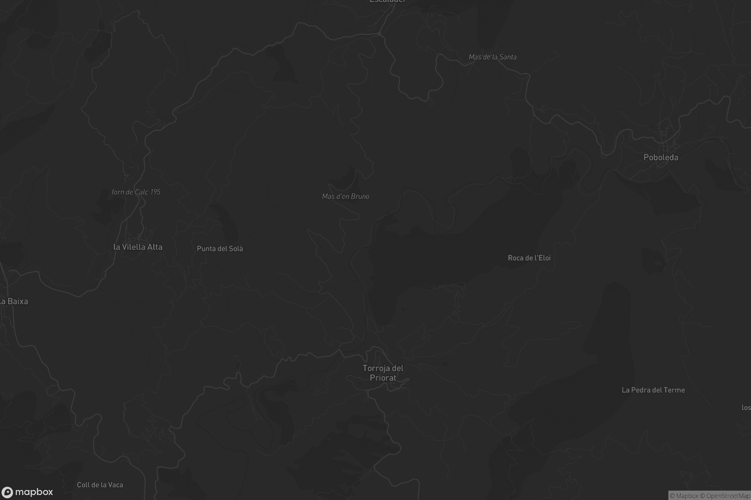 Mapa de Torroja del Priorat