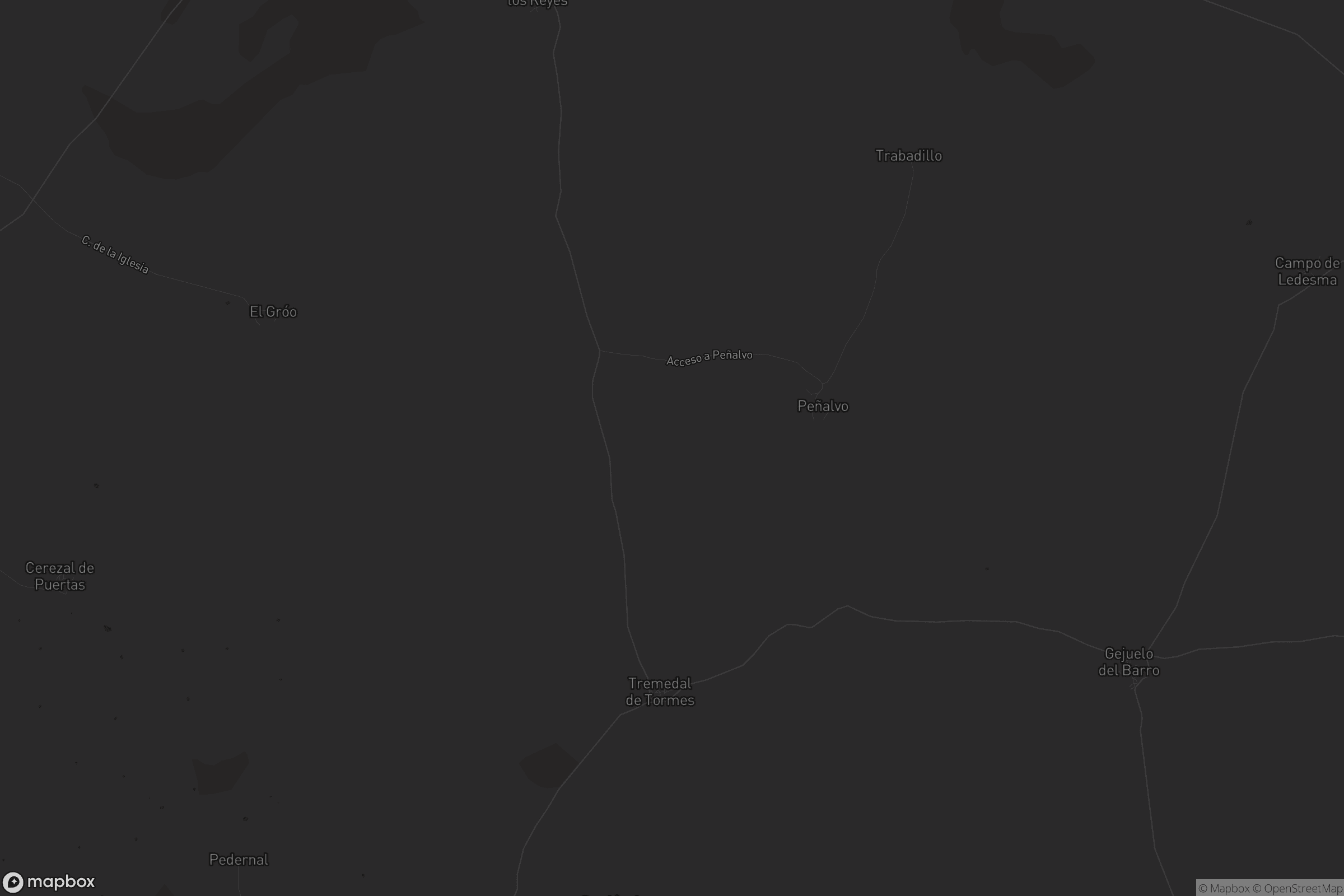 Mapa de Tremedal de Tormes