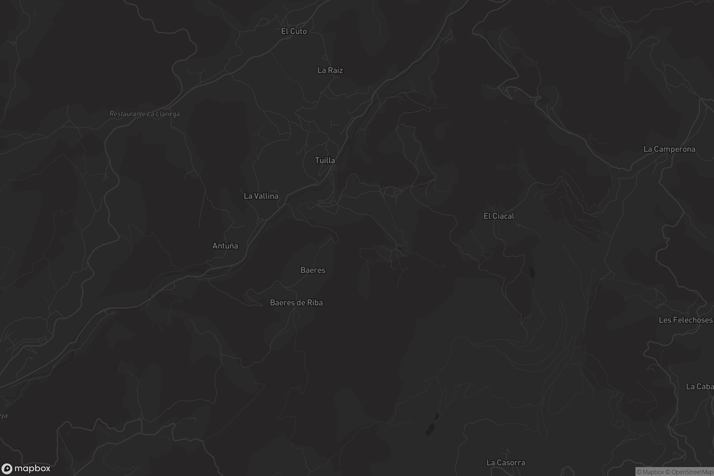 Mapa de Tuilla / Tiuya