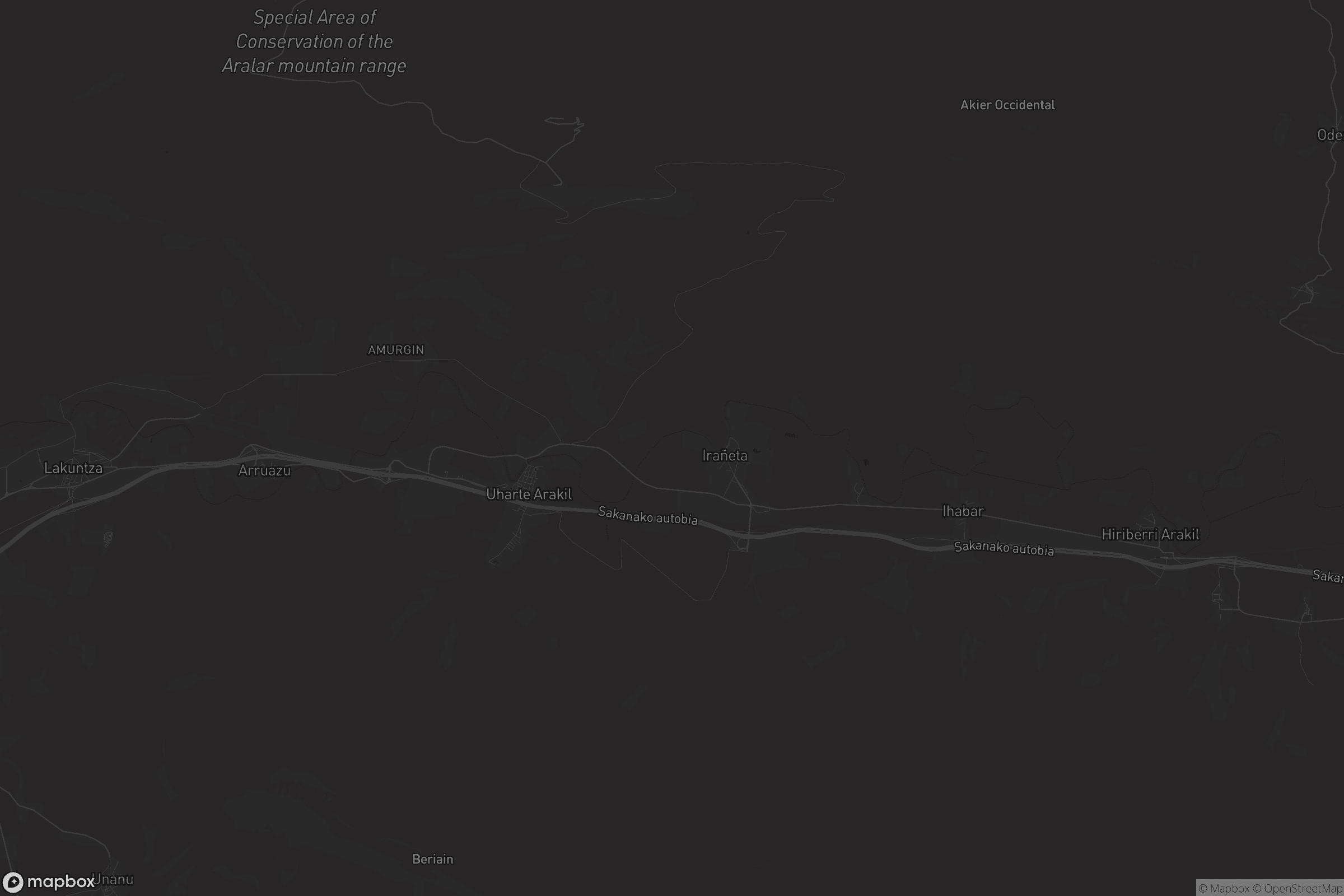 Mapa de Uharte Arakil