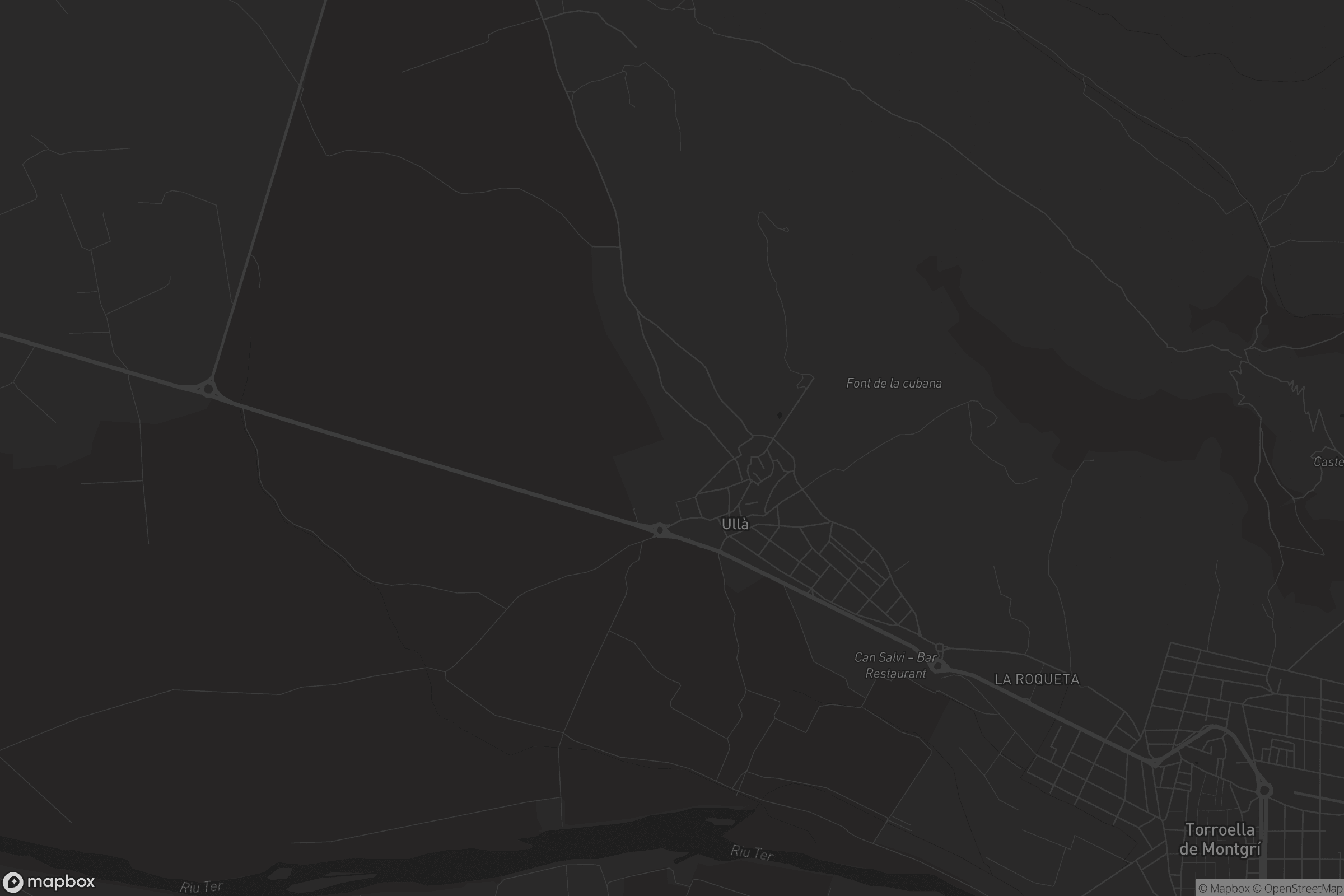 Mapa de Ullà