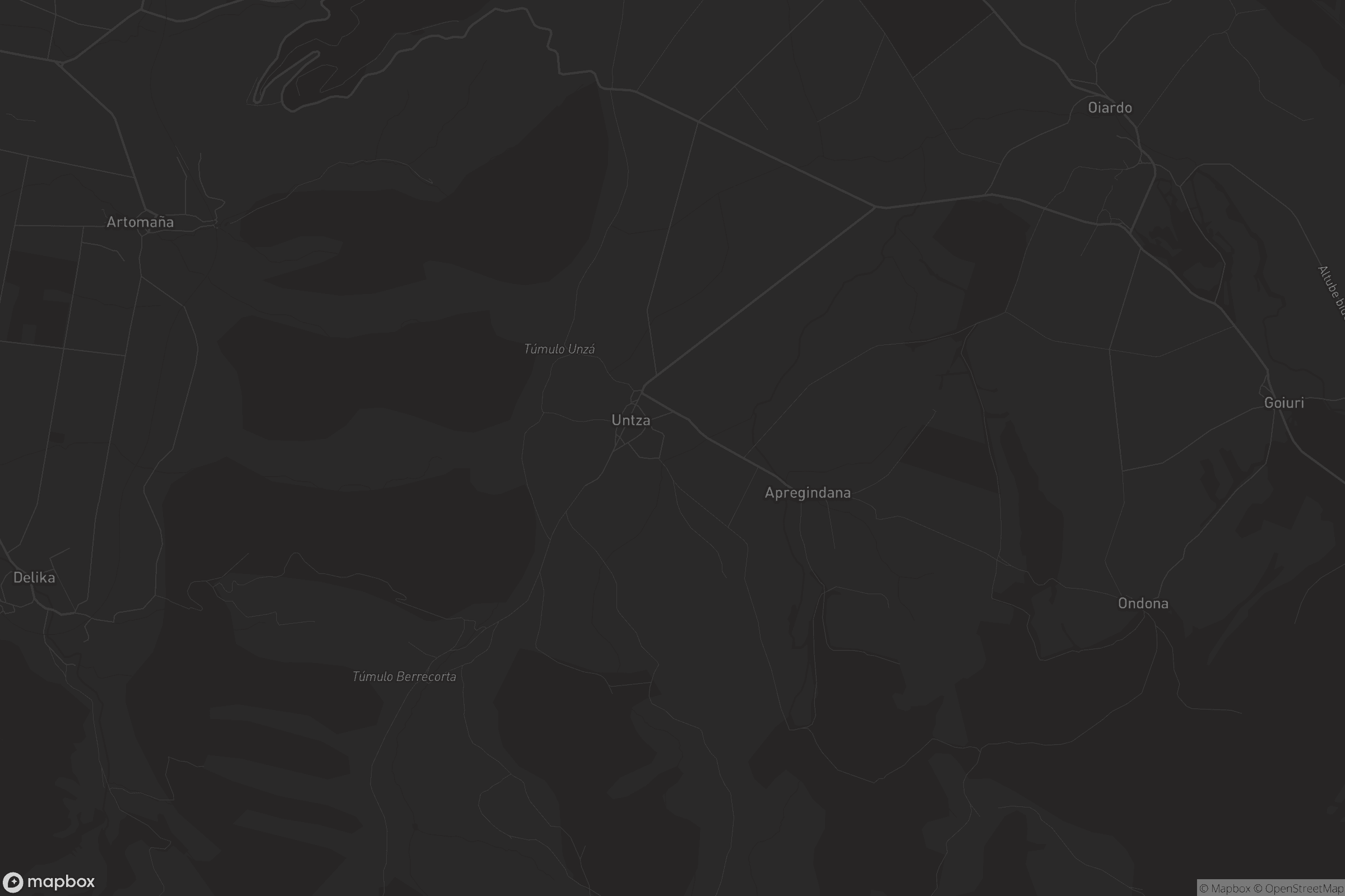 Mapa de Untza-Apregindana