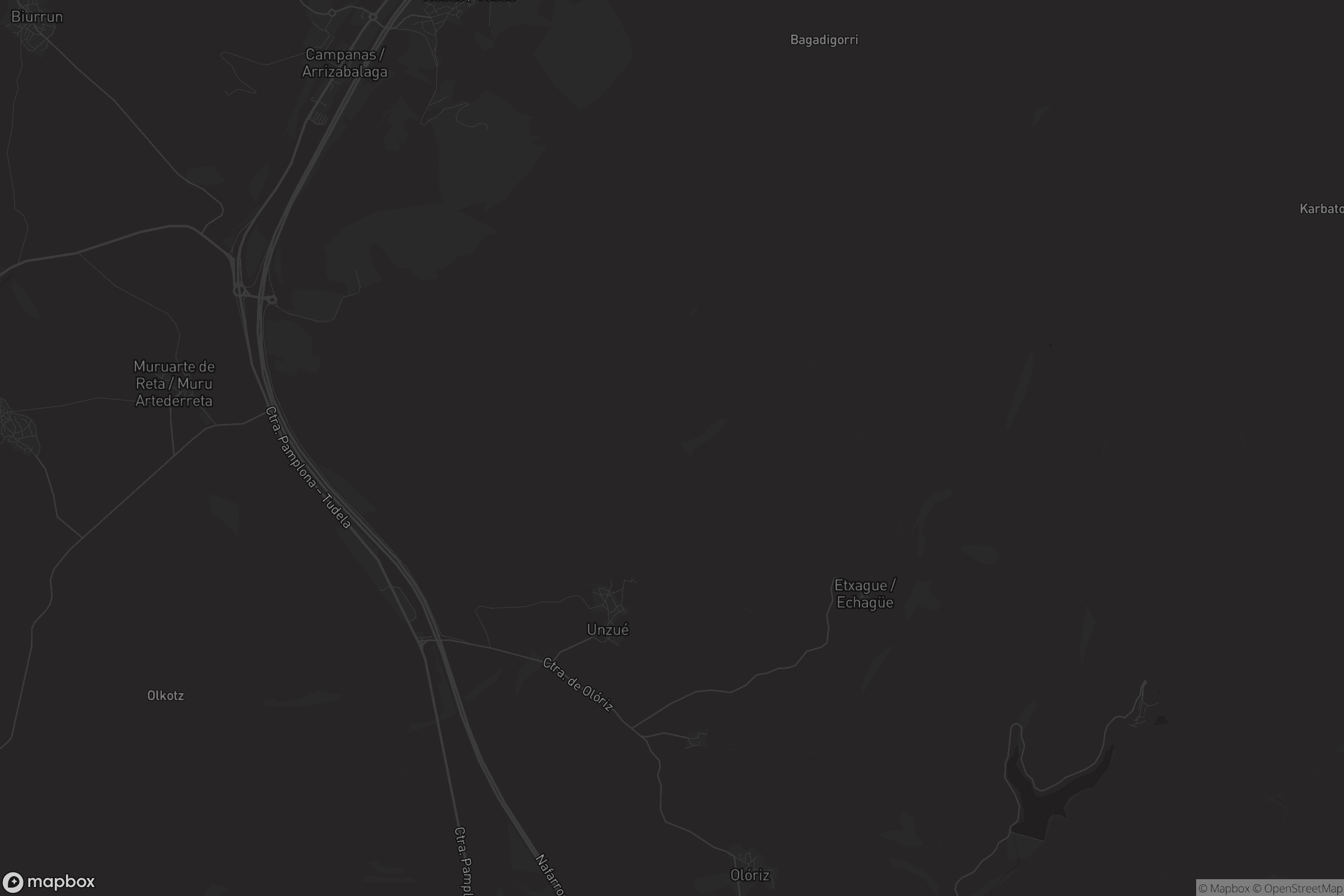 Mapa de Unzué / Untzue