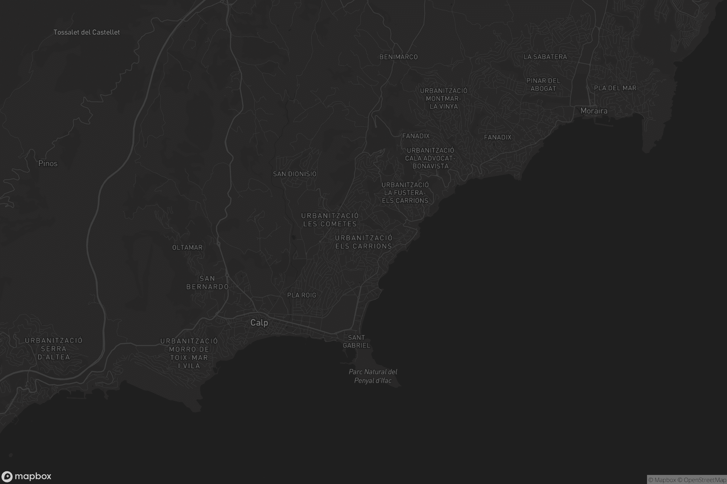 Mapa de Urbanització Els Carrions