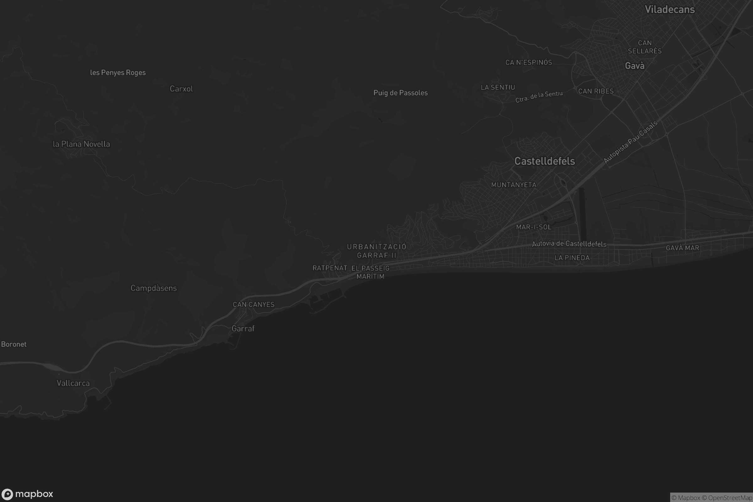 Mapa de Urbanització Garraf II