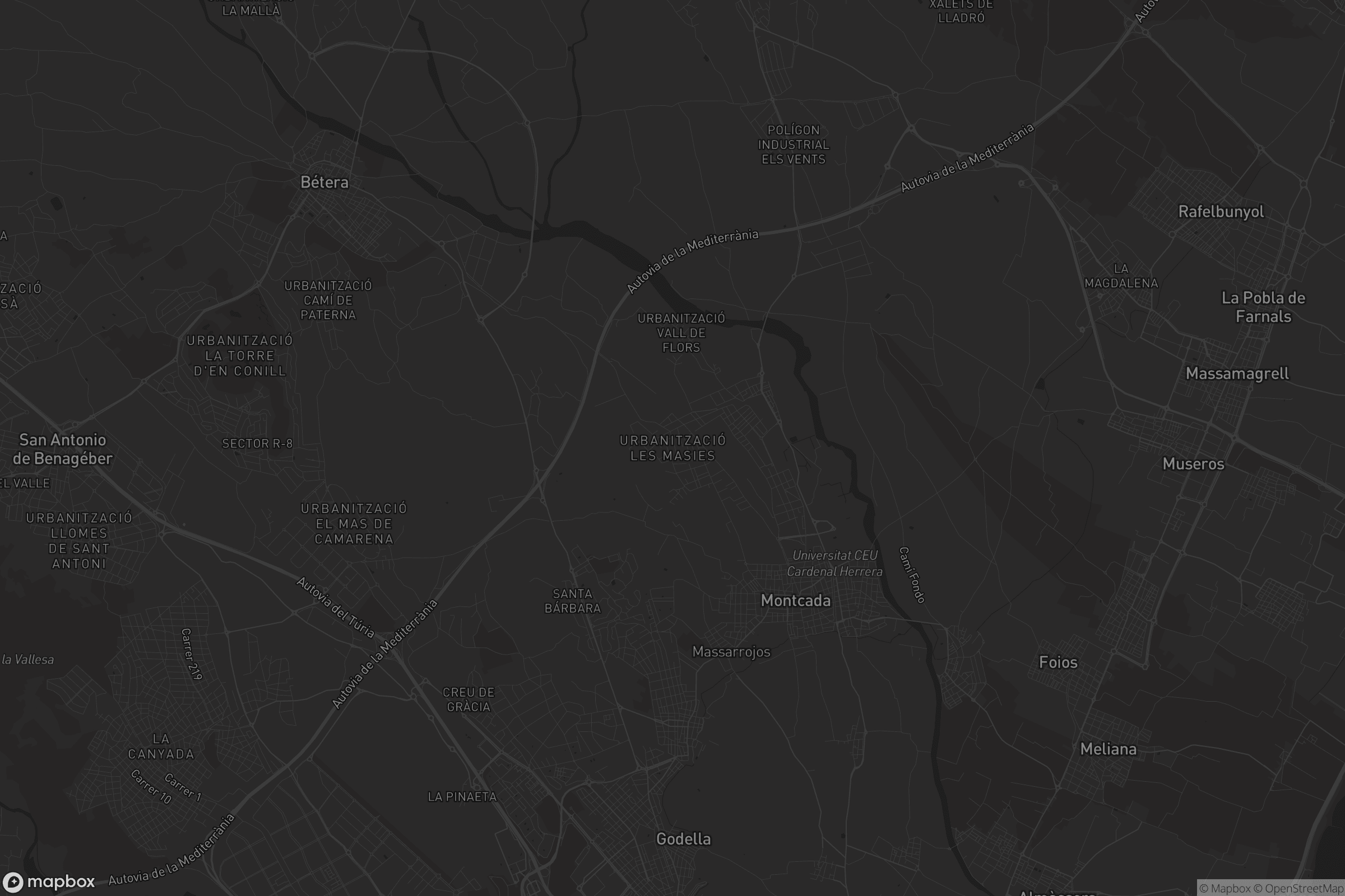 Mapa de Urbanització Les Masies