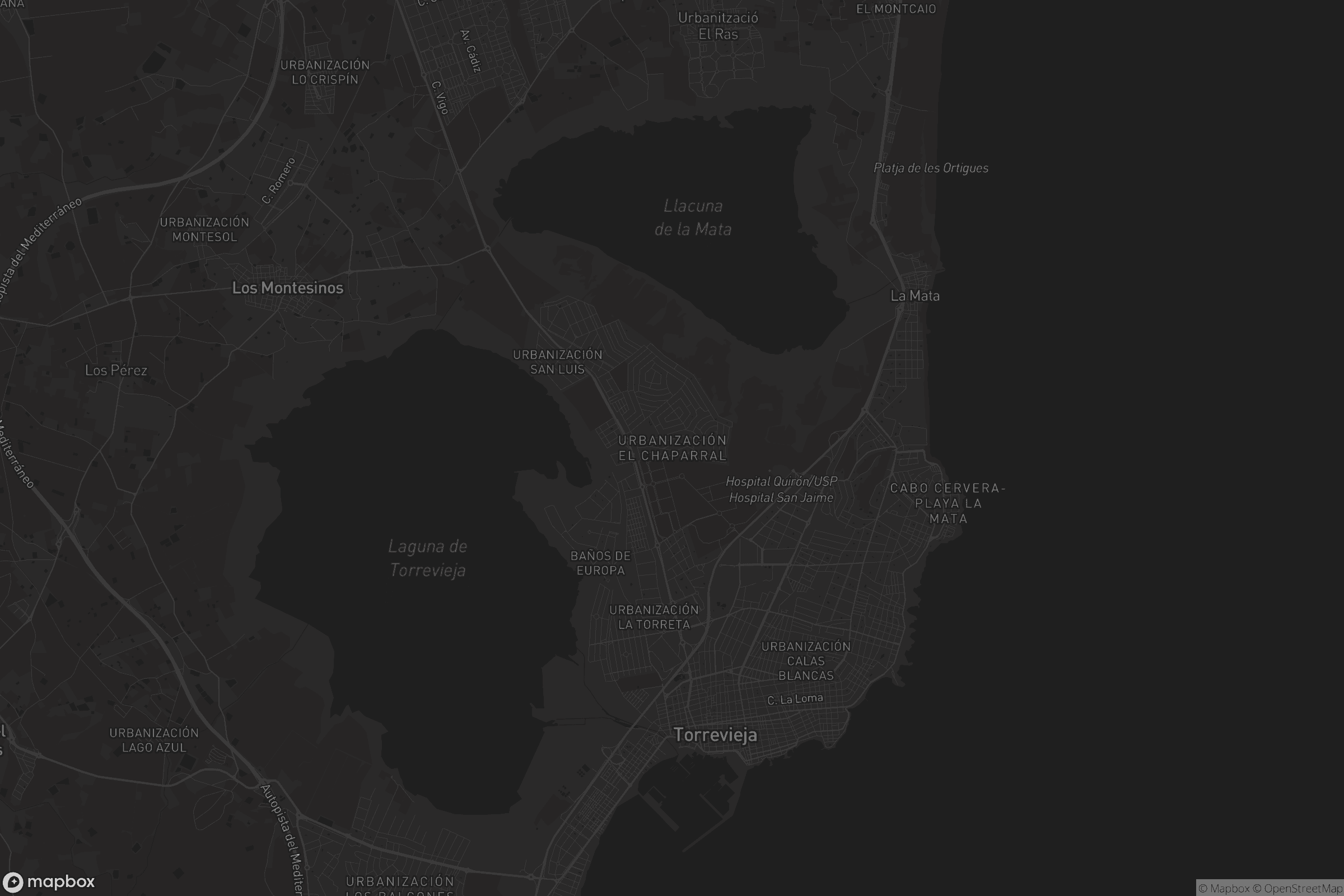 Mapa de Urbanización El Chaparral