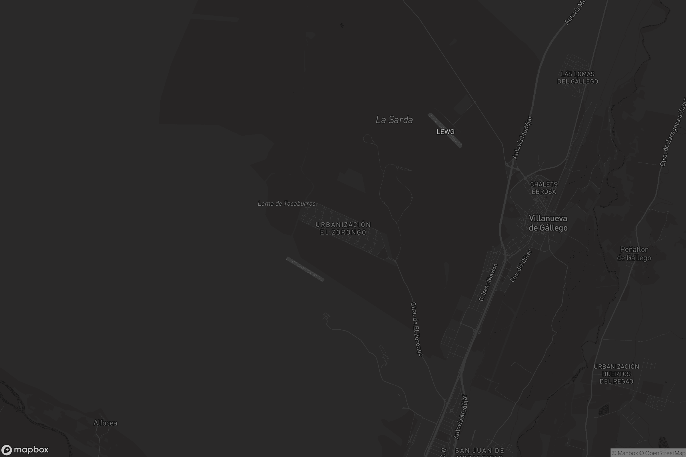 Mapa de Urbanización el Zorongo