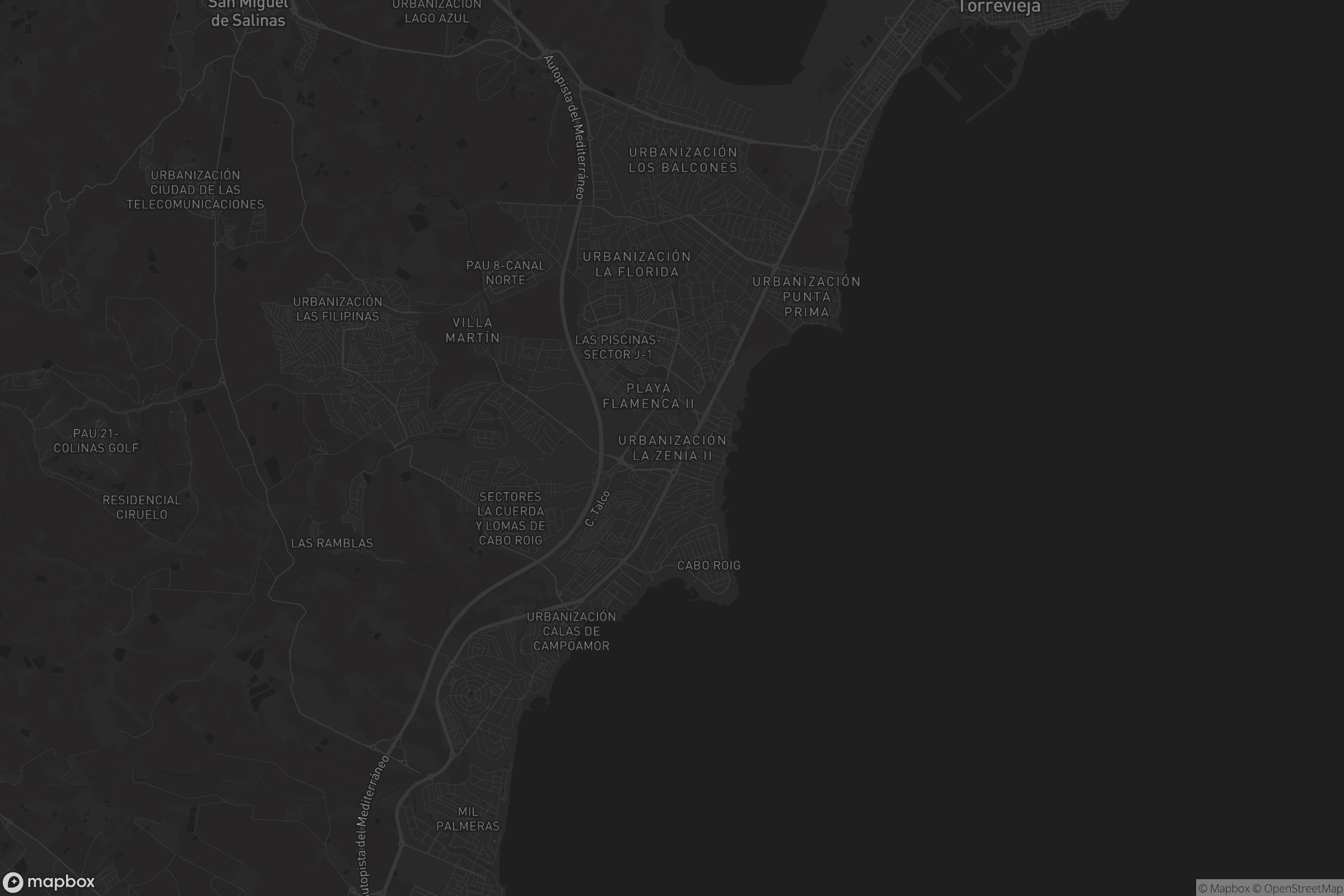 Mapa de Urbanización La Zenia II