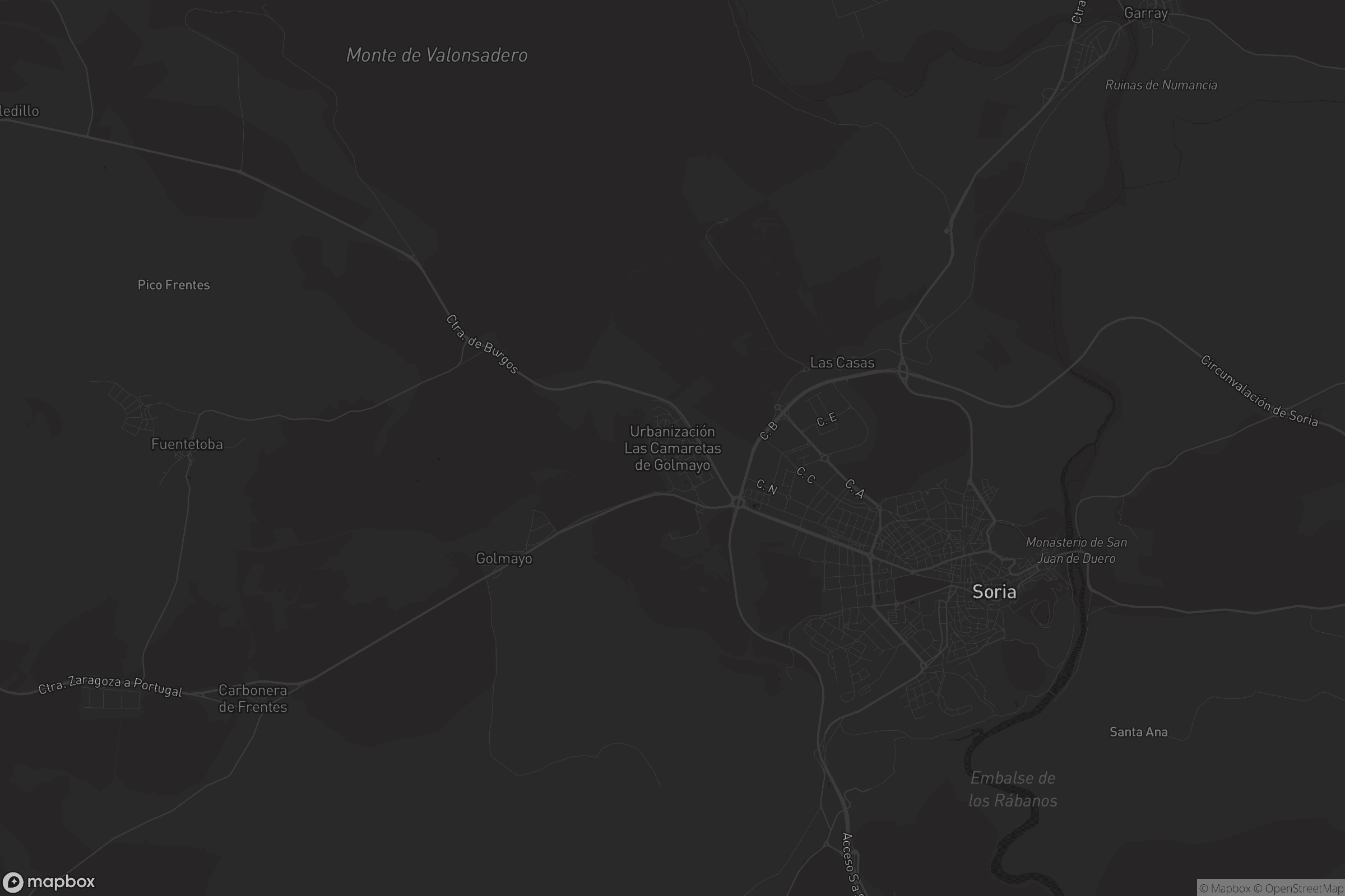 Mapa de Urbanización Las Camaretas de Golmayo